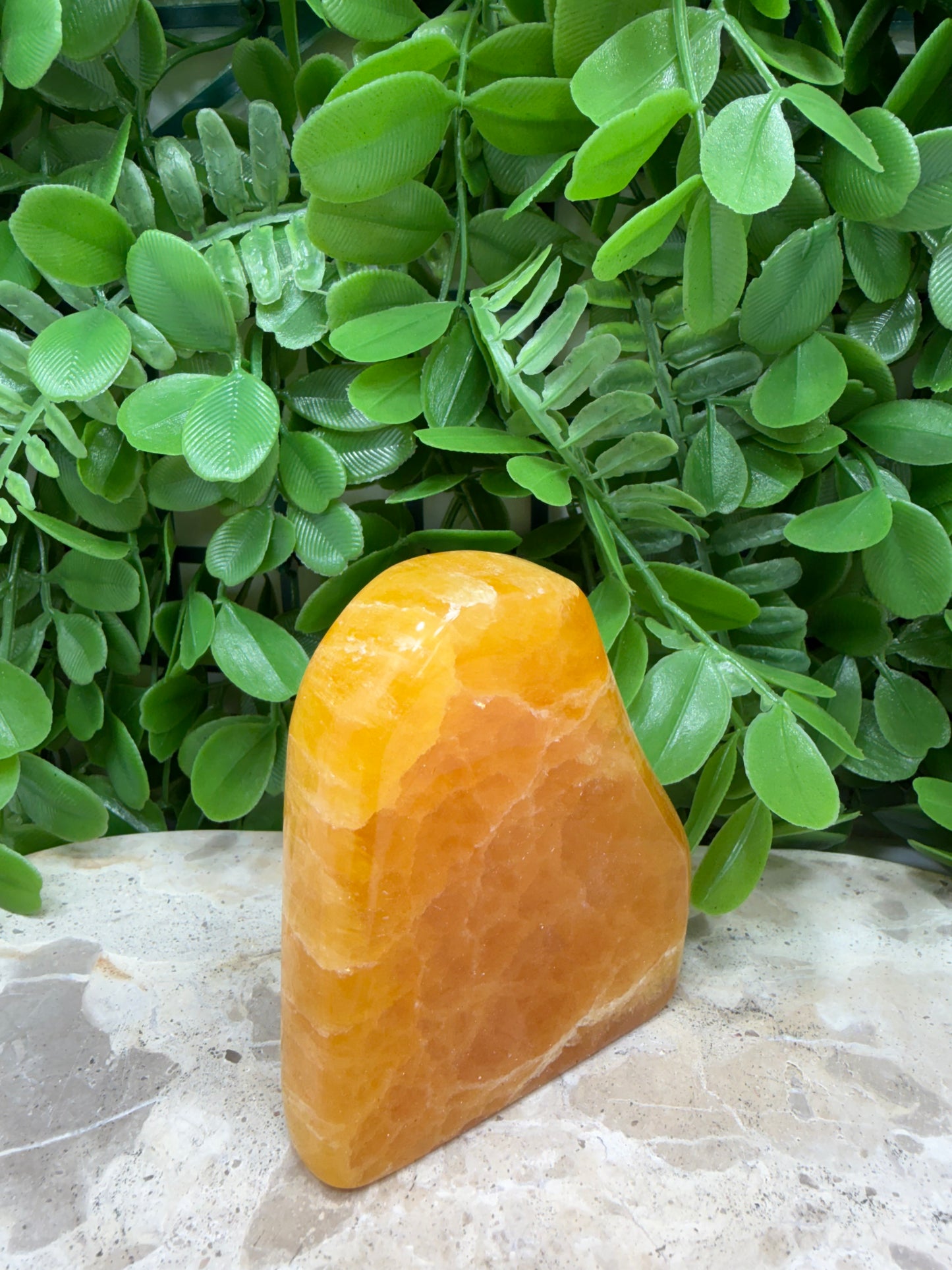 Crystalised Orange Calcite Freeform 278g