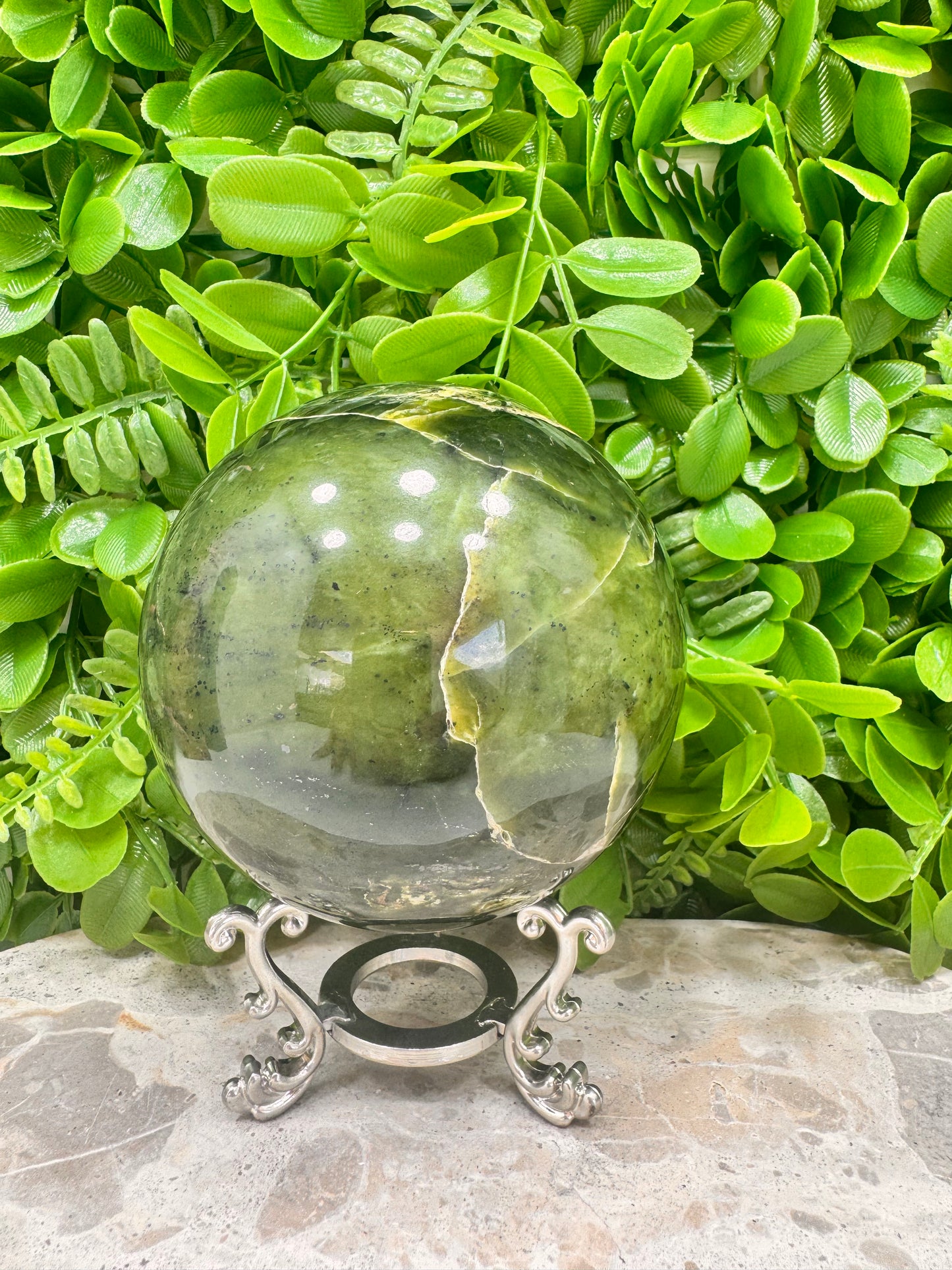 Nephrite Jade Sphere 1336g