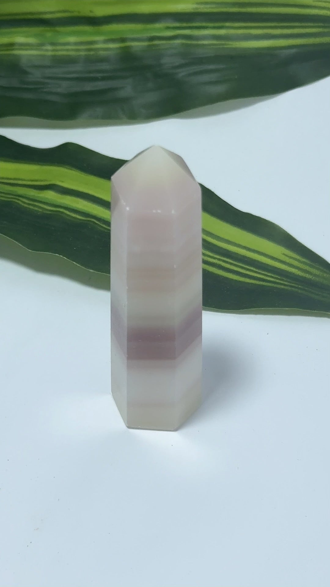 Pink Pistachio Calcite Point 90g