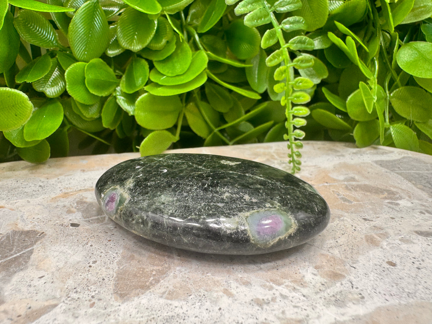 Ruby Specimen Palm Stone 98g