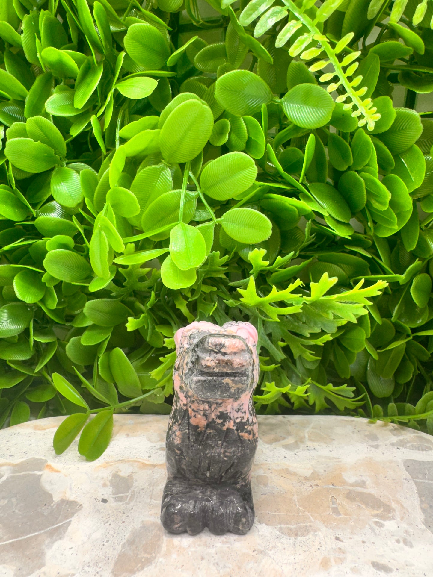 Rhodonite Wolf 358g