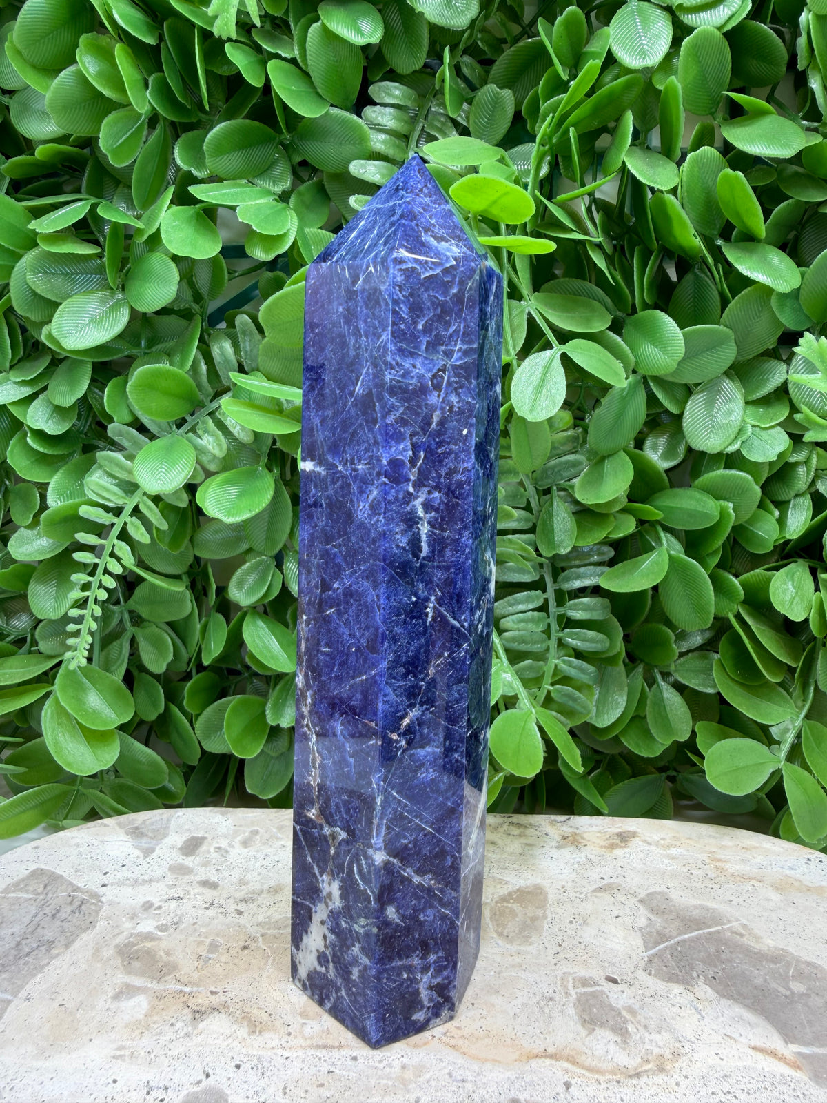 Sodalite Tower 384g | Intuition • Communication • Clarity