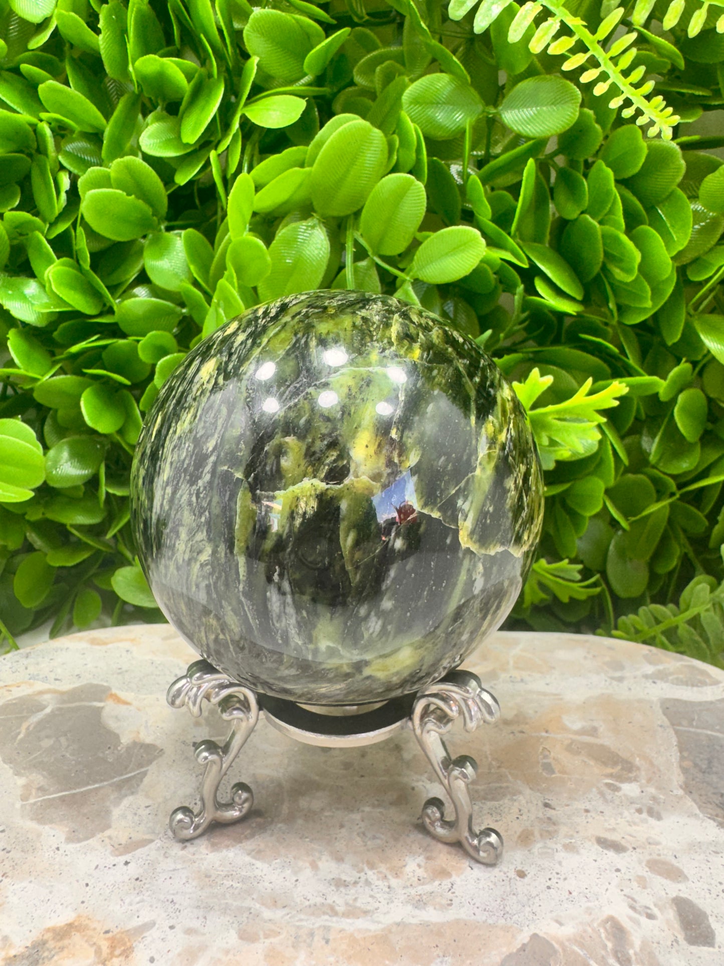 Nephrite Jade Sphere 896g
