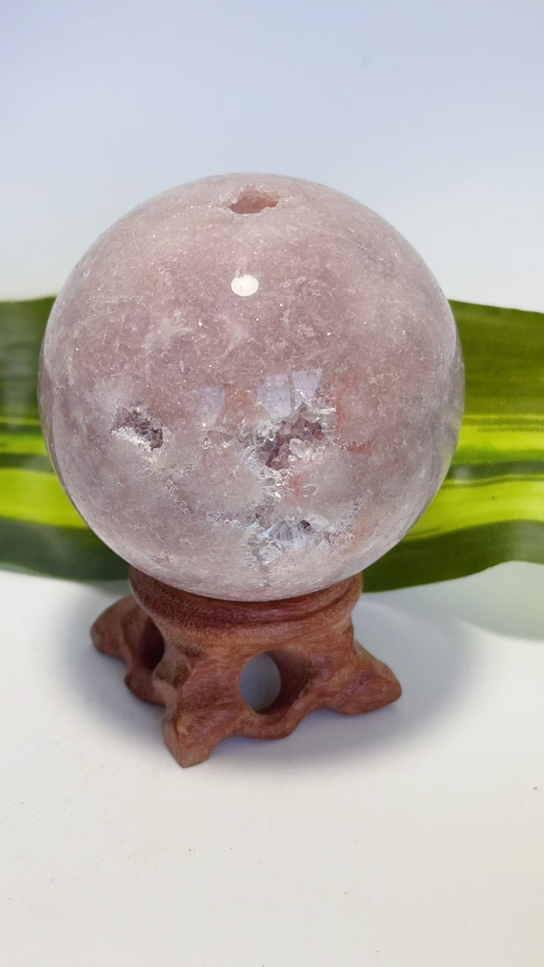 Pink Amethyst Sphere 357g