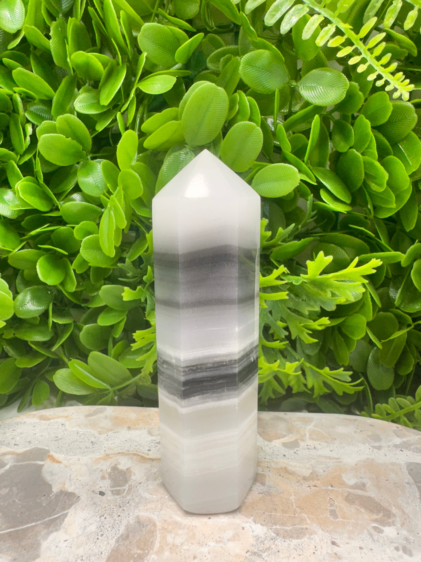 Black & White Onyx Tower 326g