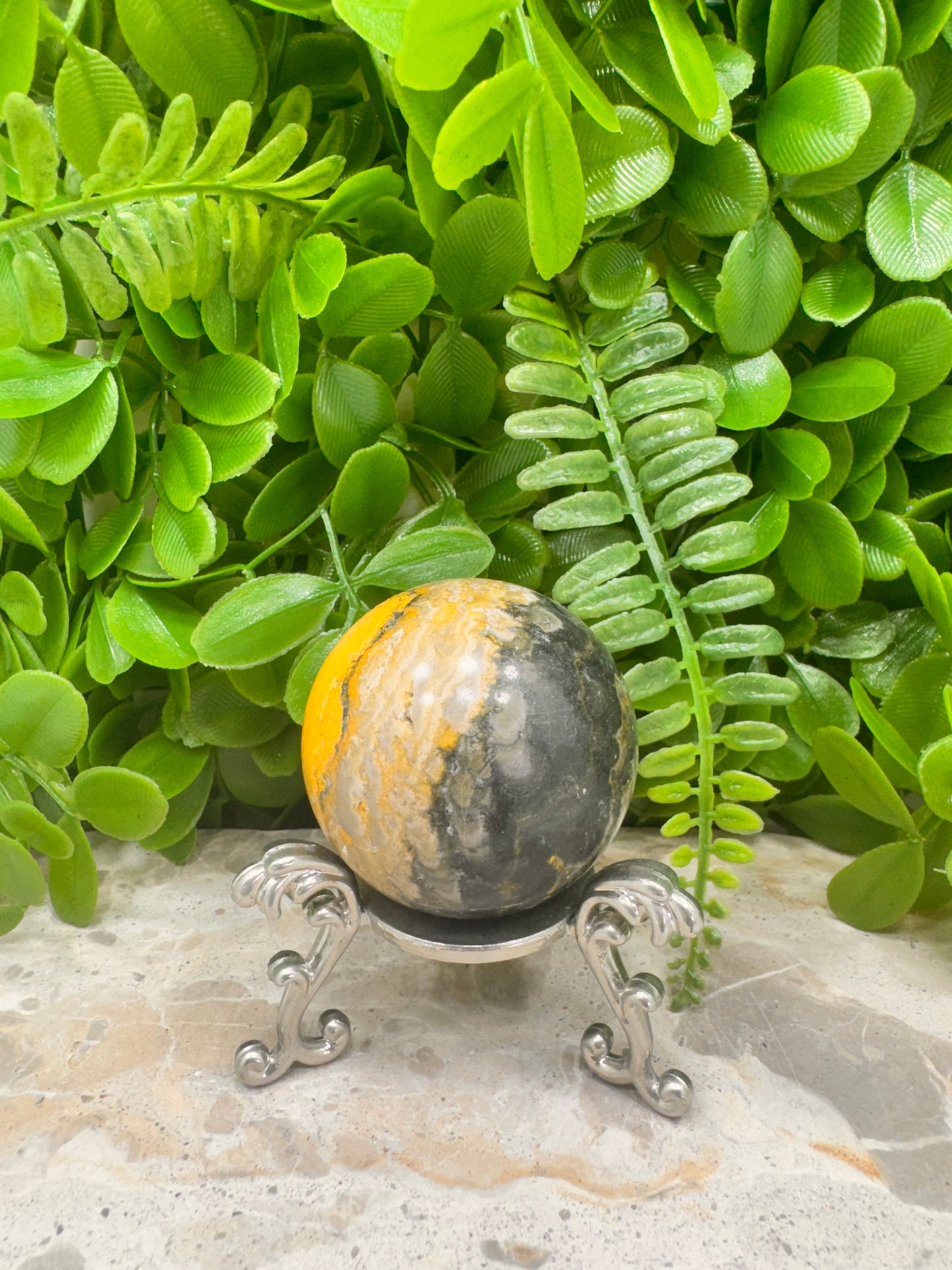 Bumble Bee Jasper Sphere 208g