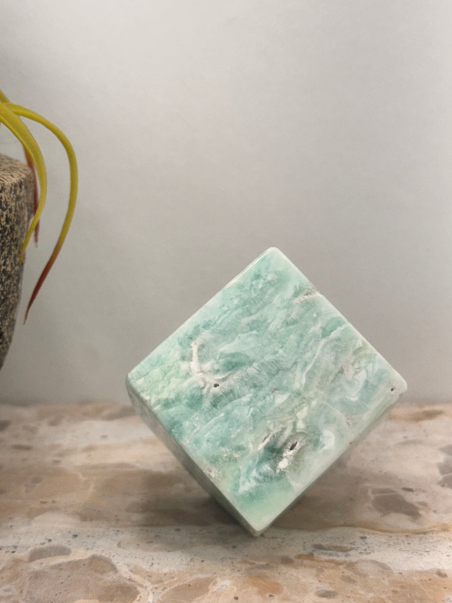 Blue Aragonite Cube 212g