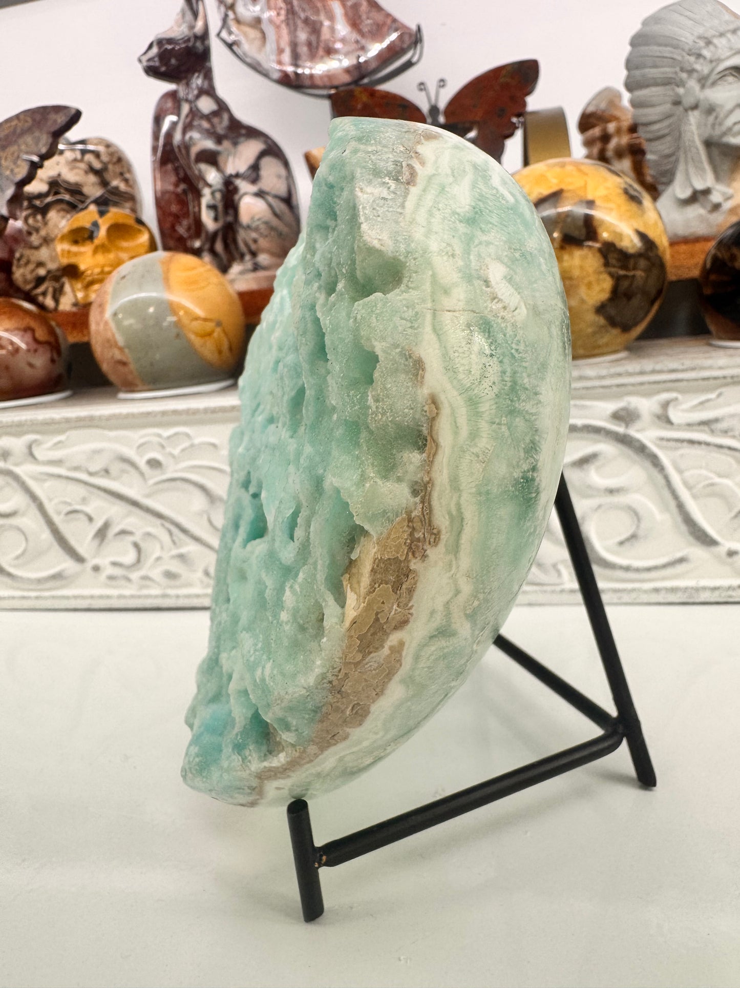 Hemimorphite Heart 1546g