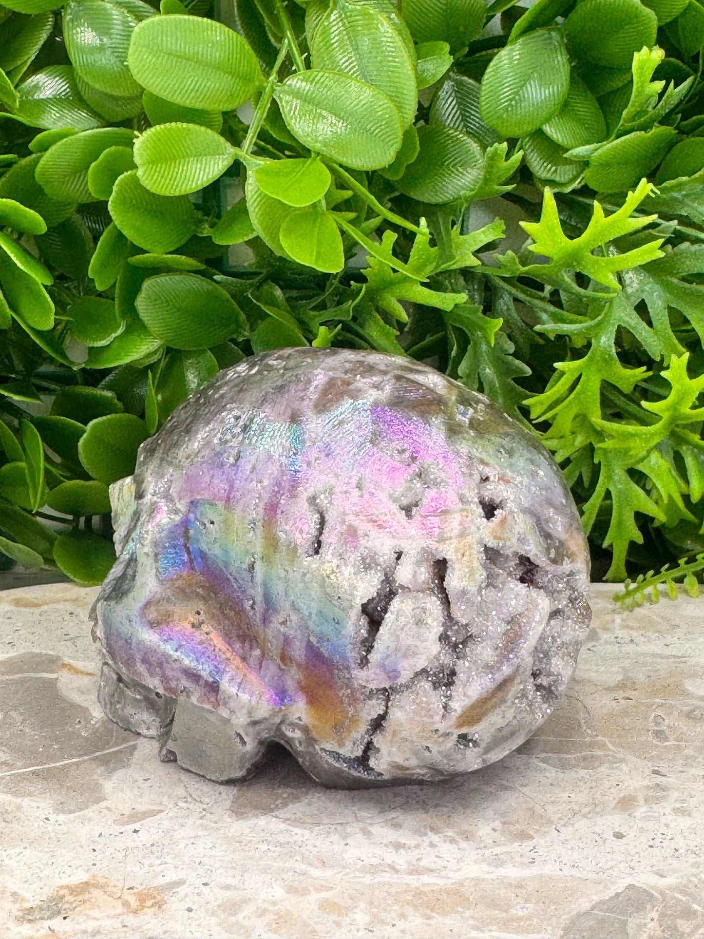 Aura Sphalerite Skull 666g