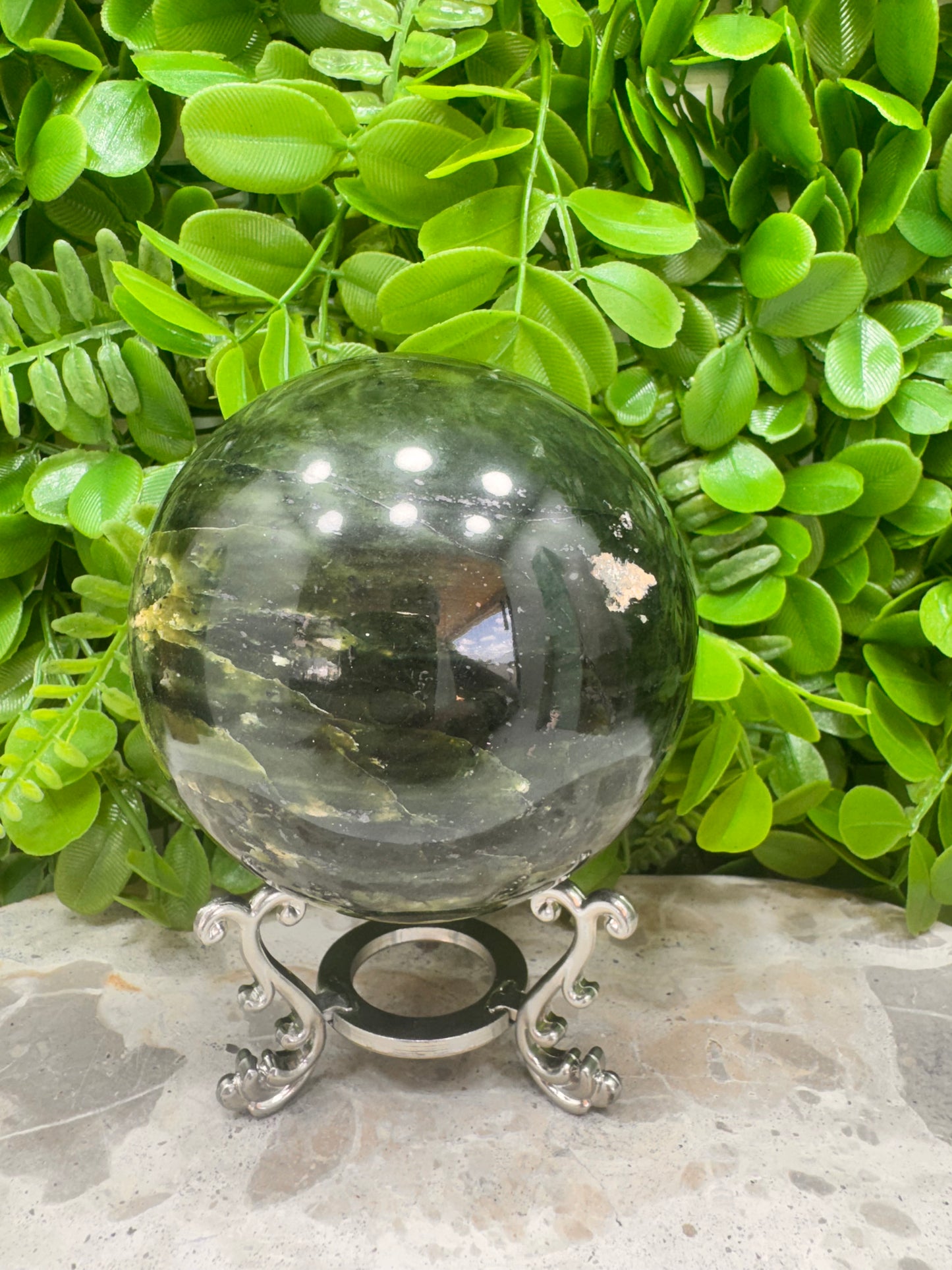 Nephrite Jade Sphere 1150g
