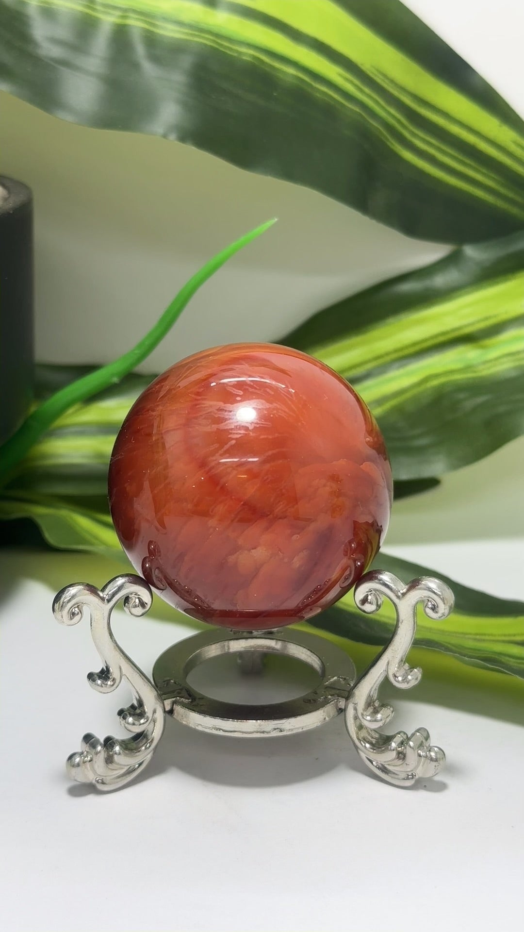 Carnelian Sphere 196g
