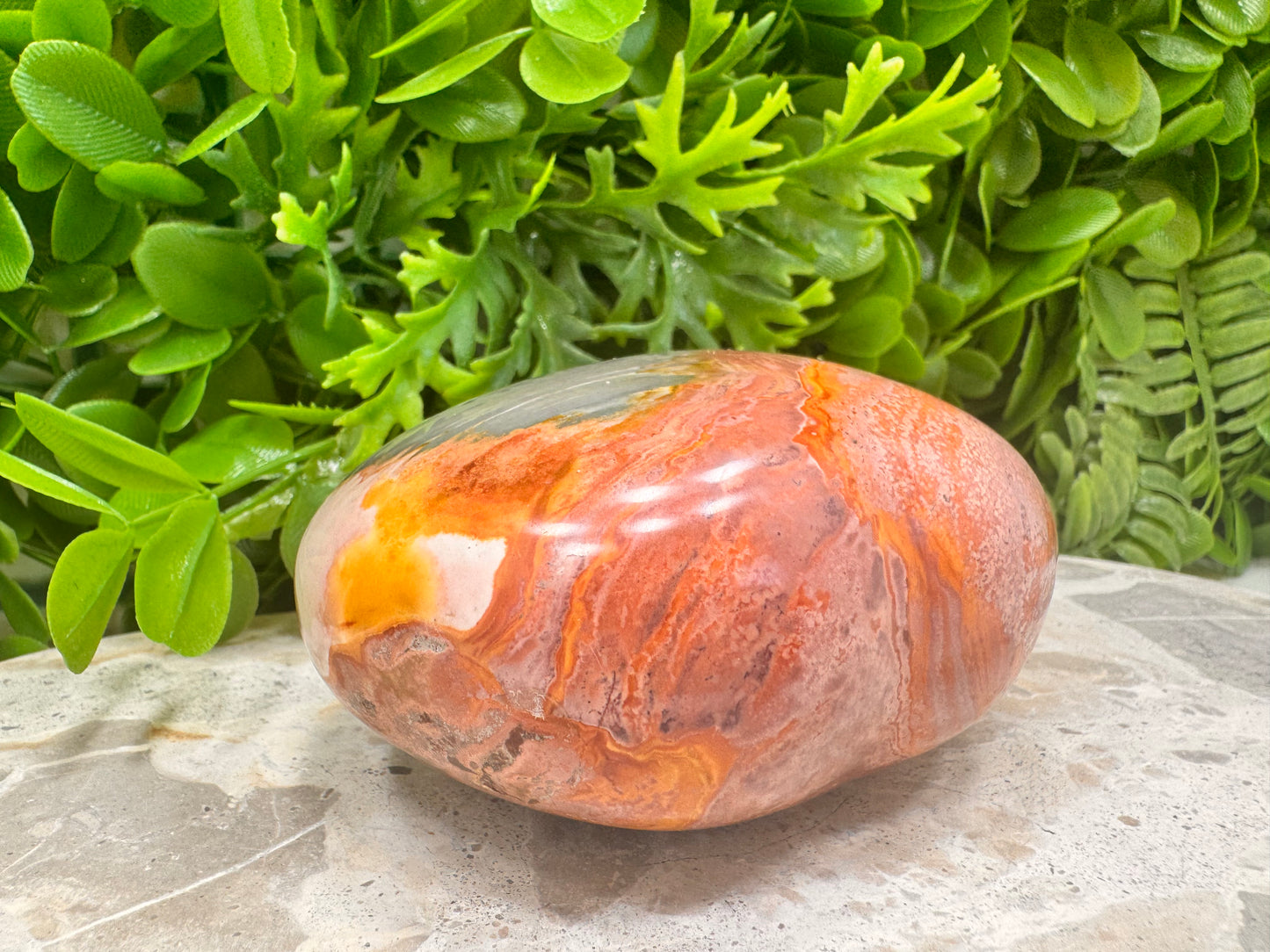 Polychrome/Ocean Jasper Heart 534g