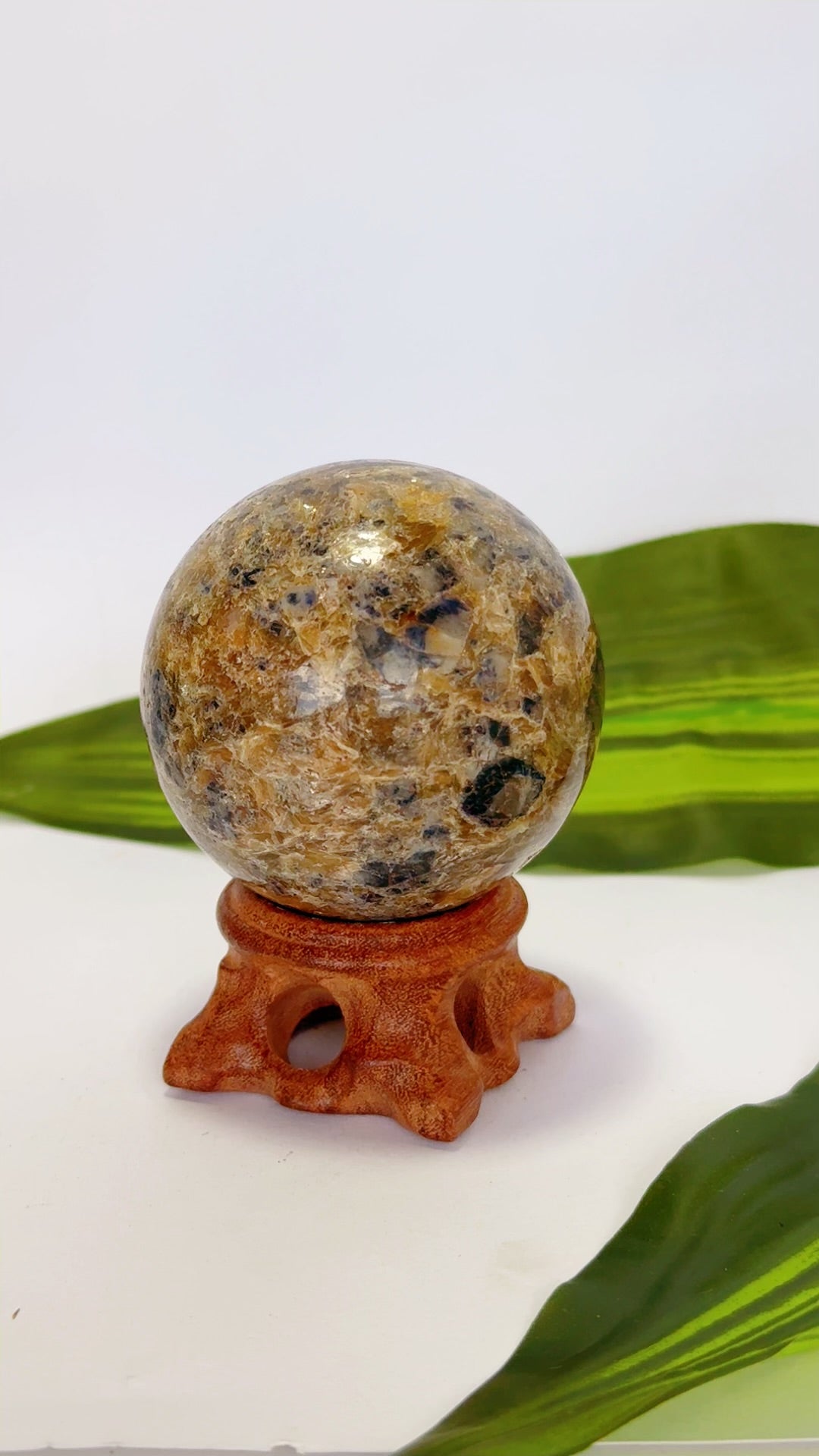 Blue Sapphire and Mica Sphere 278g