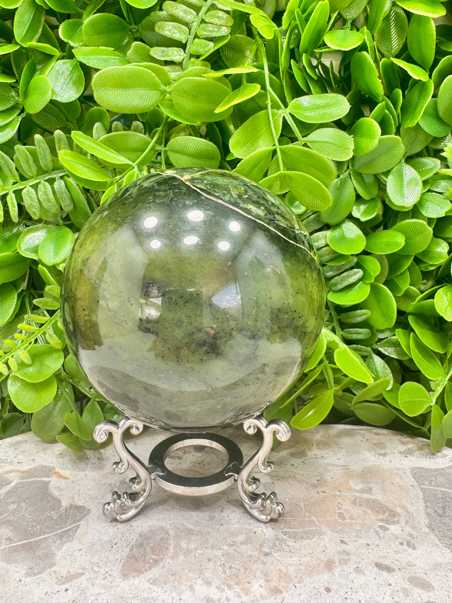 Nephrite Jade Sphere 1336g