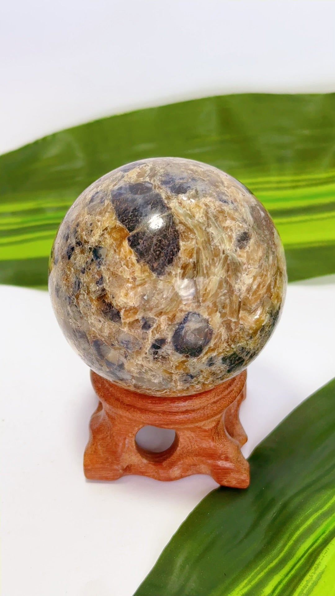 Blue Sapphire and Mica Sphere 278g