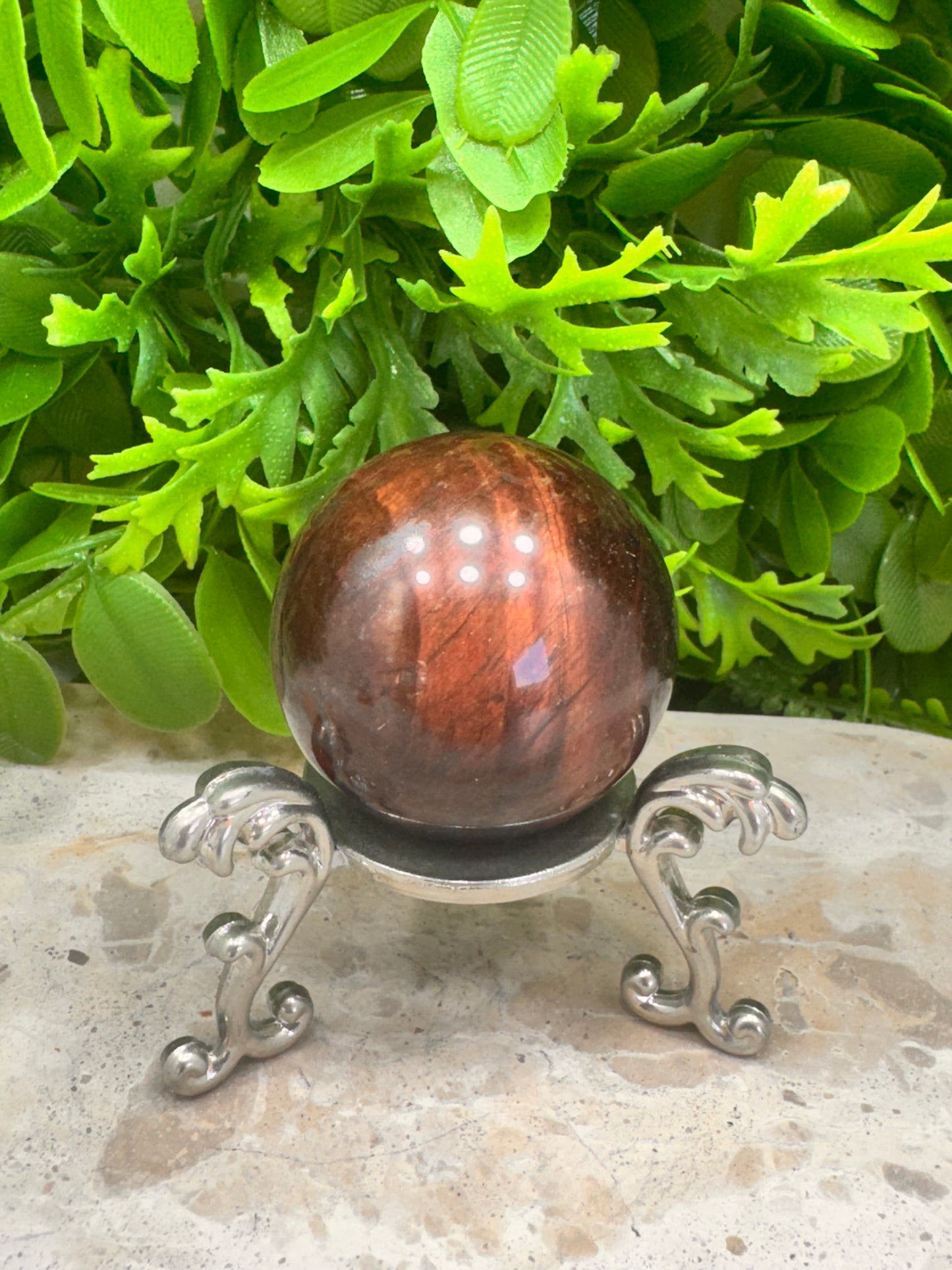Red Tigers Eye Sphere 138g