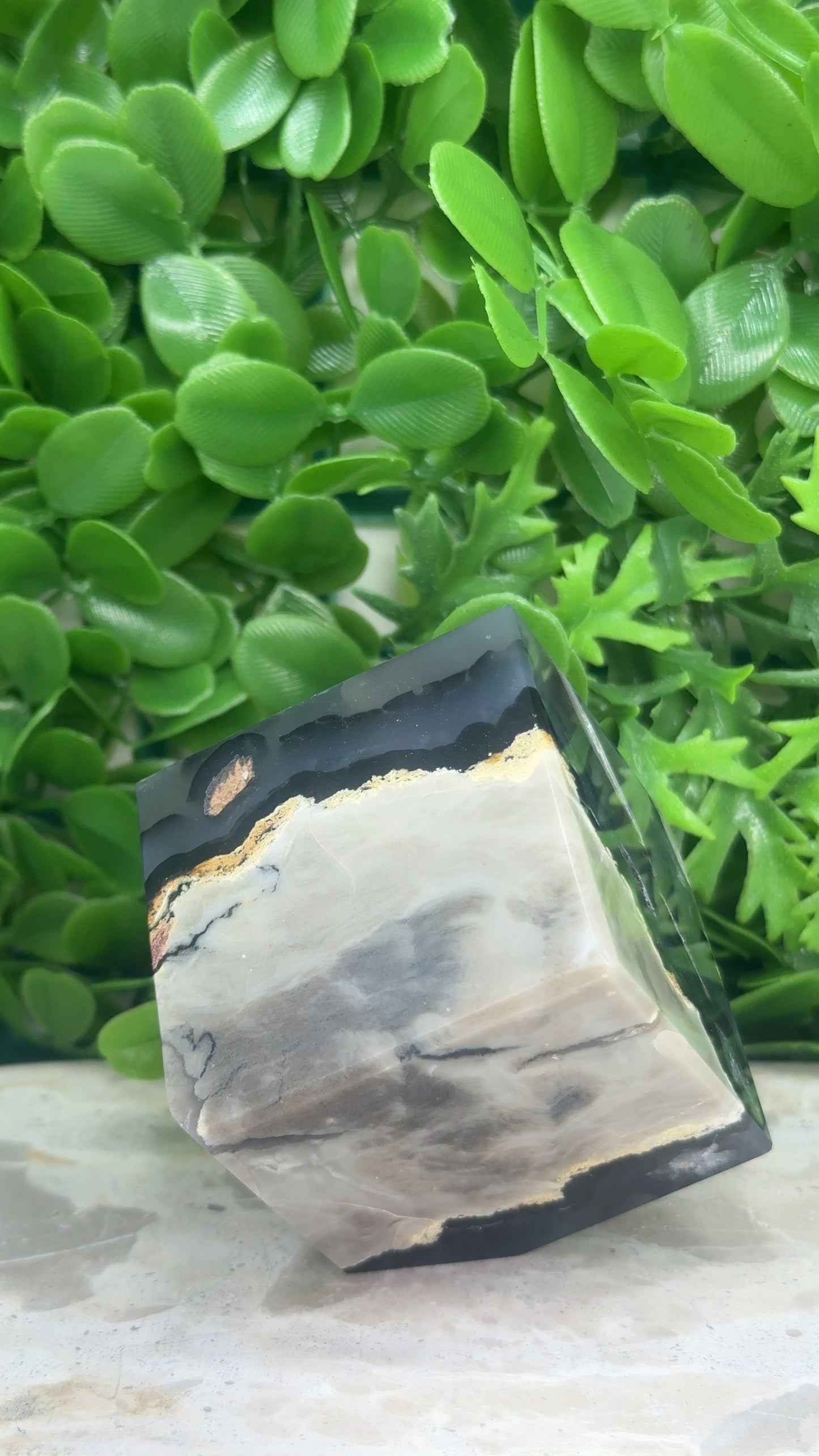 Volcanic Agate Cube 475g