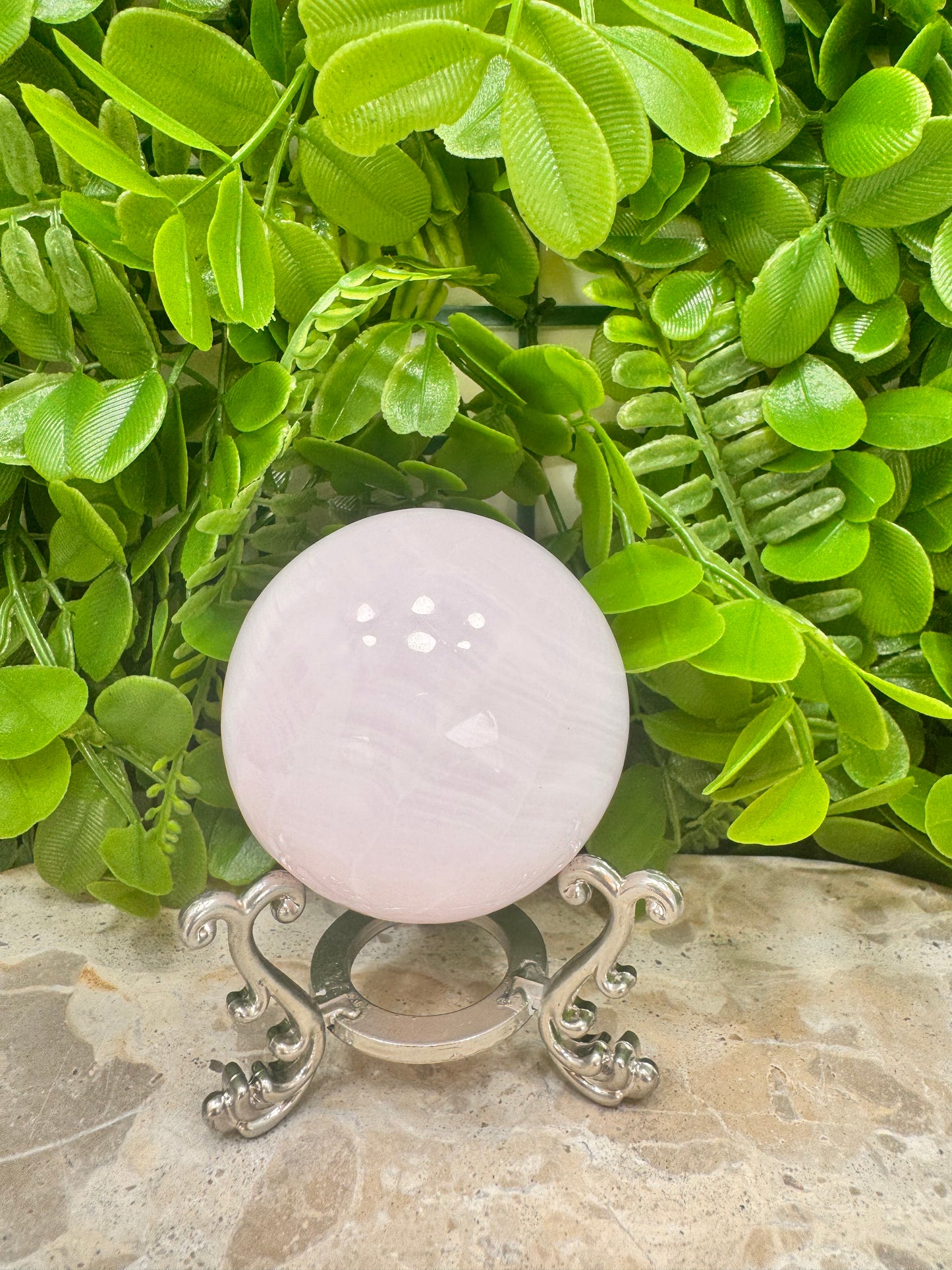 Pink Mangano Sphere 332g
