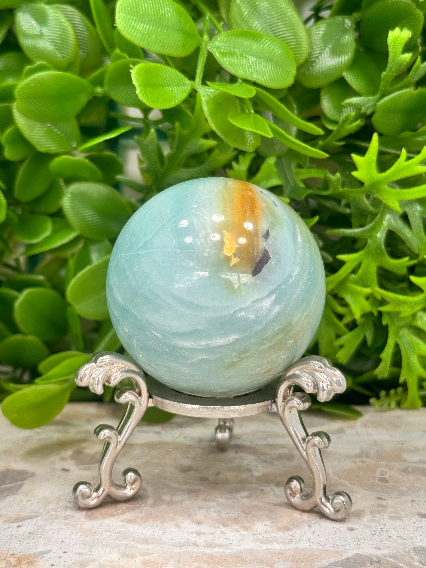 Sky Blue Opal Sphere 270g