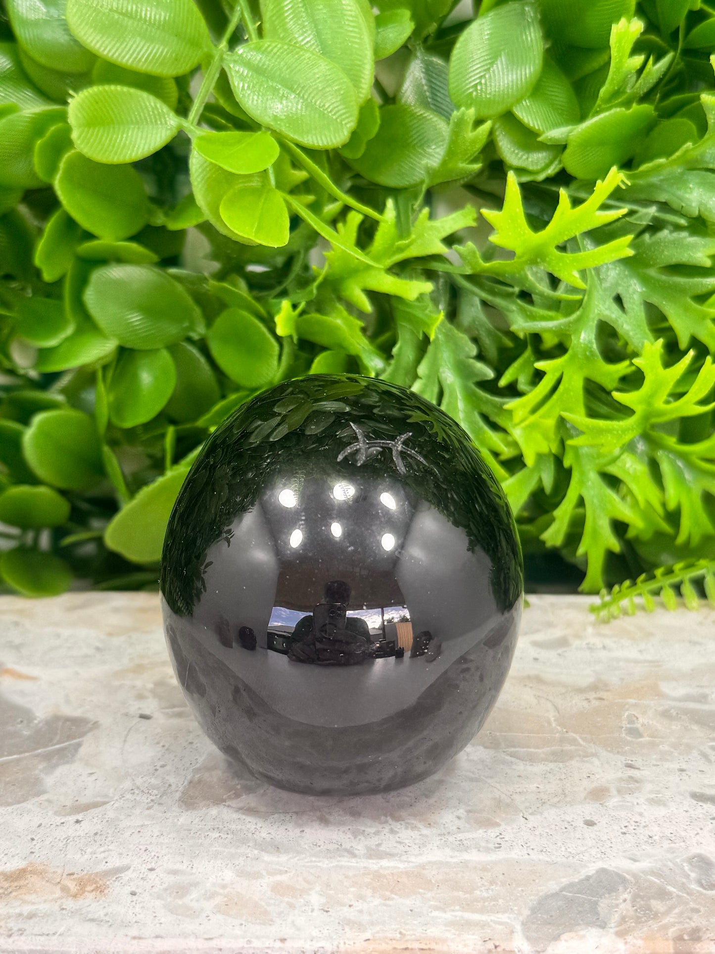 Obsidian Skull 418g
