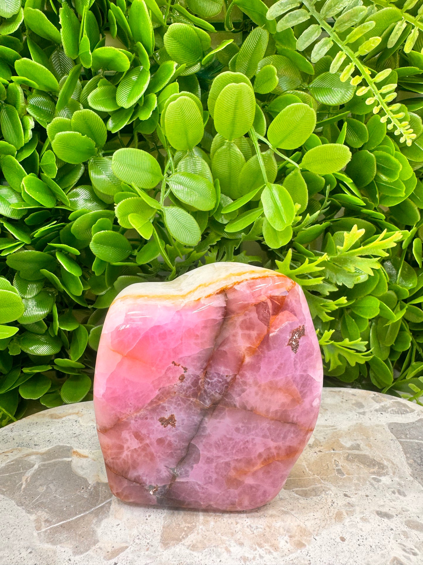 Pink Aragonite Freeform 704g