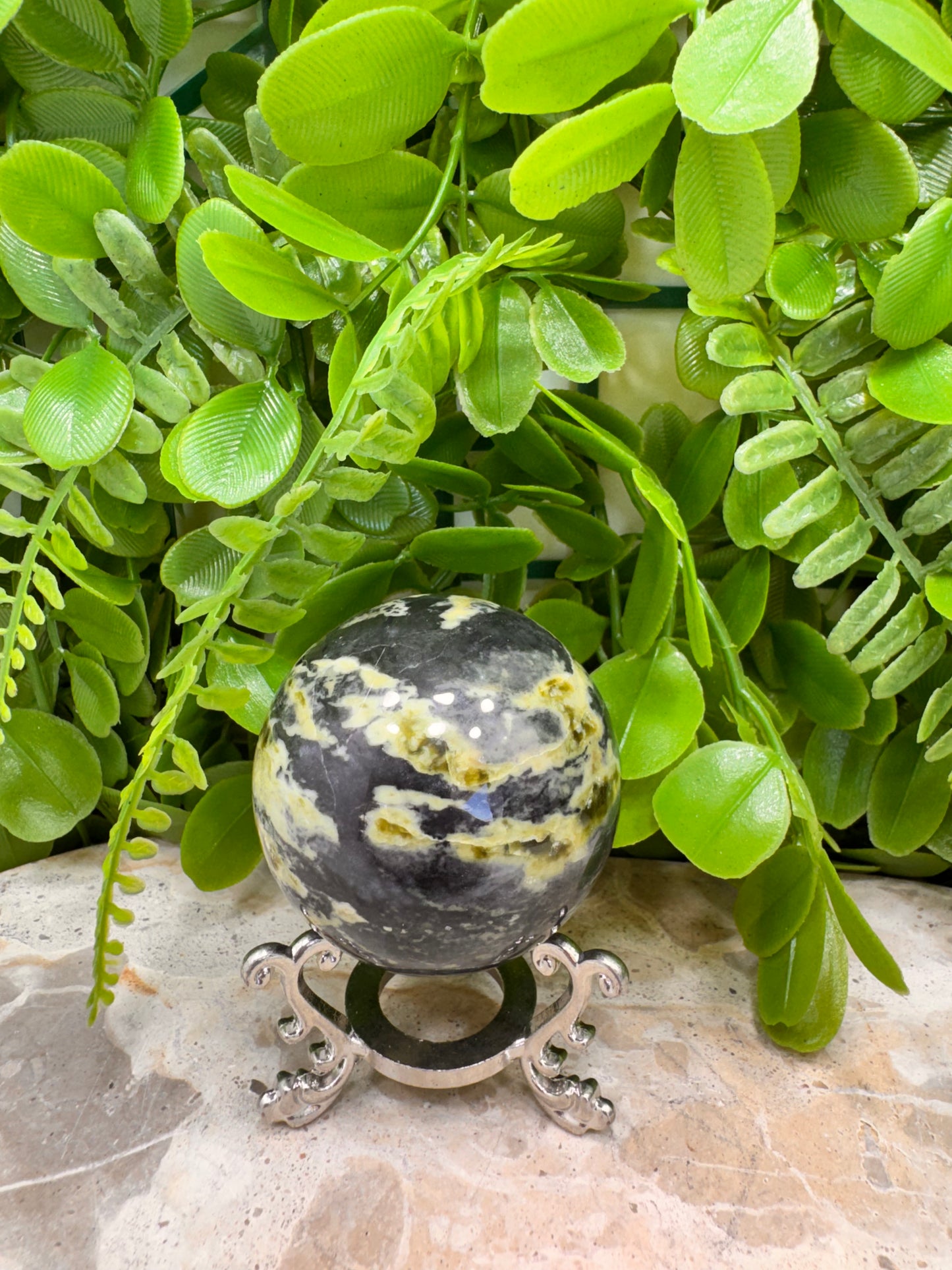 Leafy Green Serpentine 220g