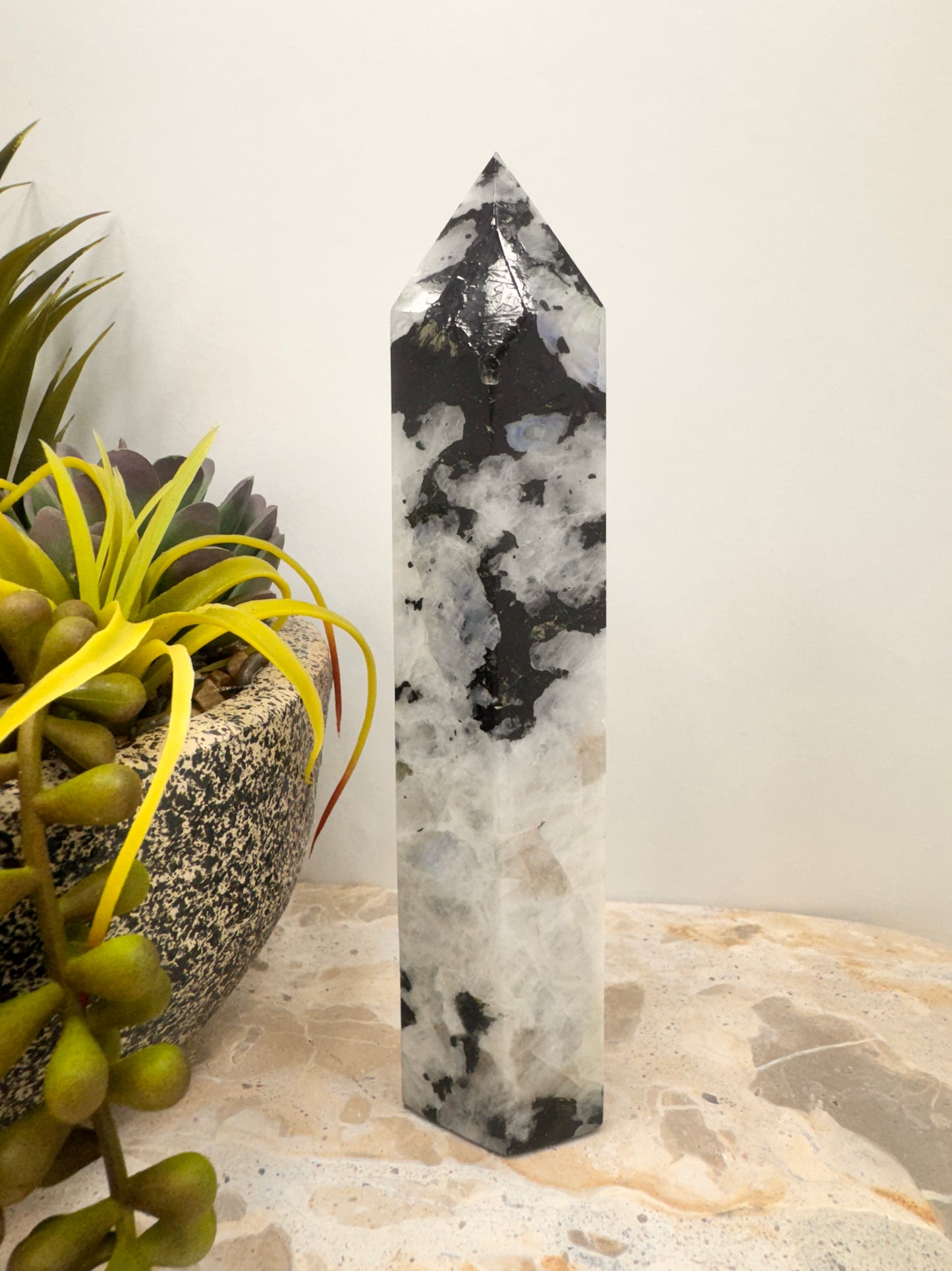 Rainbow Moonstone Tower 416g