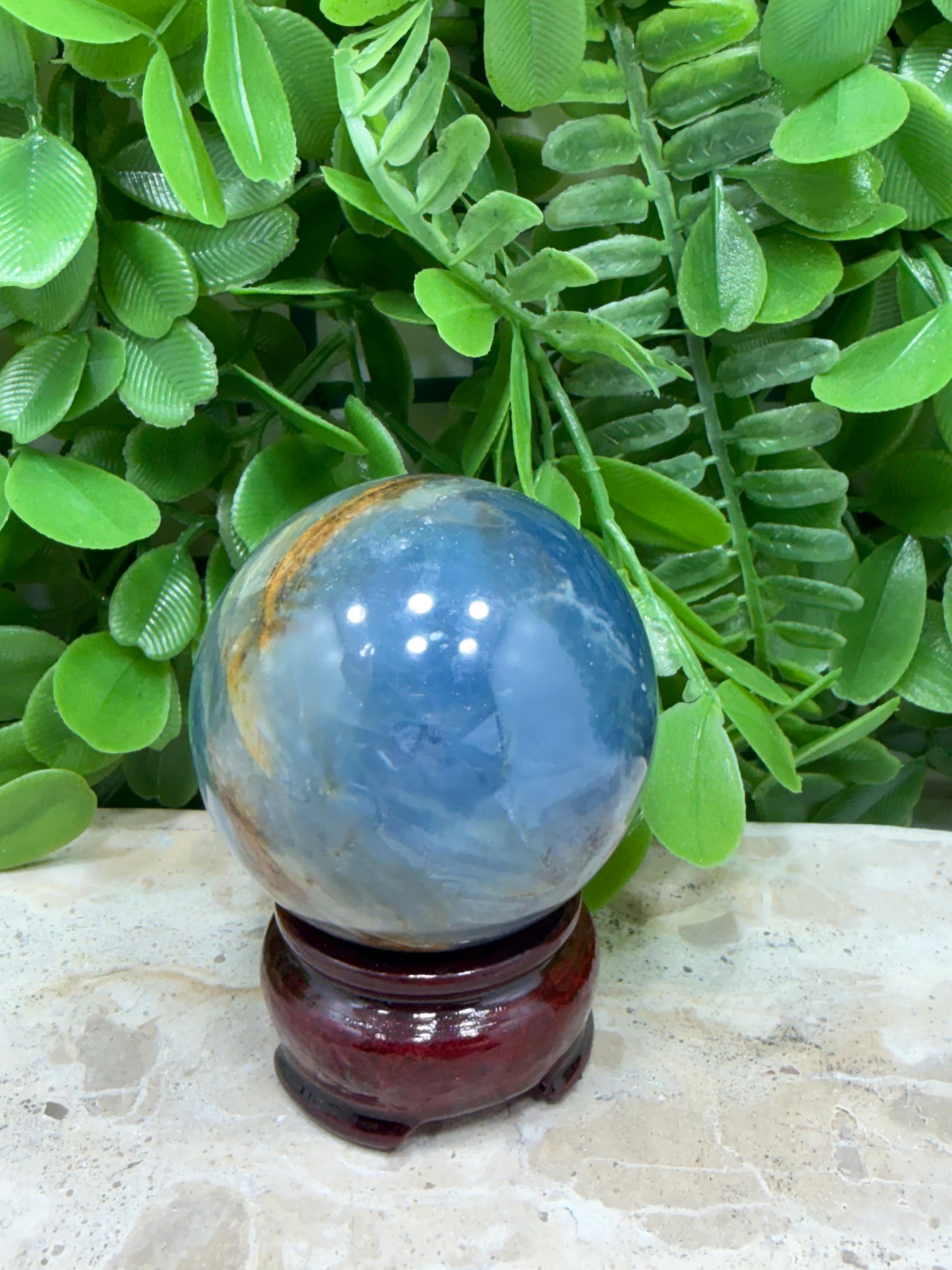 Blue Onyx Sphere 216g