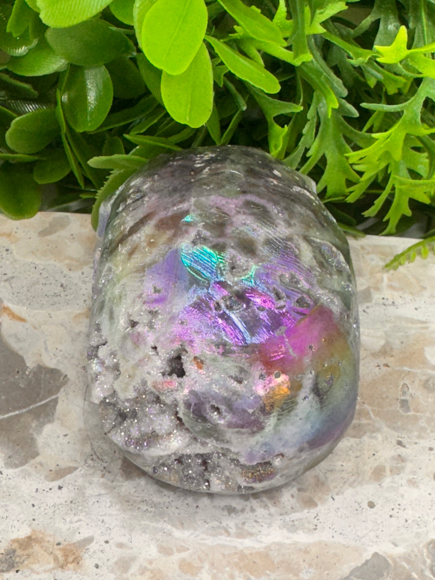 Aura Sphalerite Skull 666g