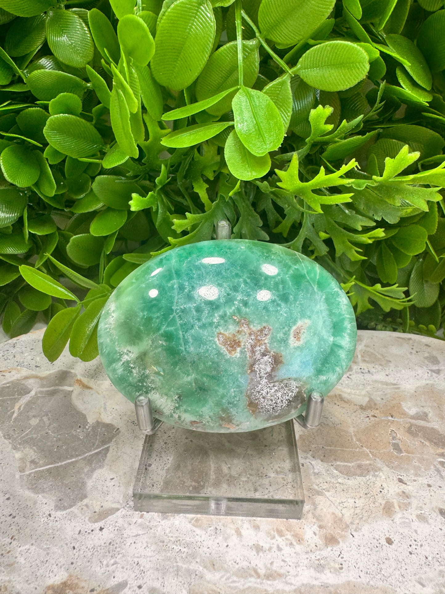 Smithsonite Palm Stone 124g