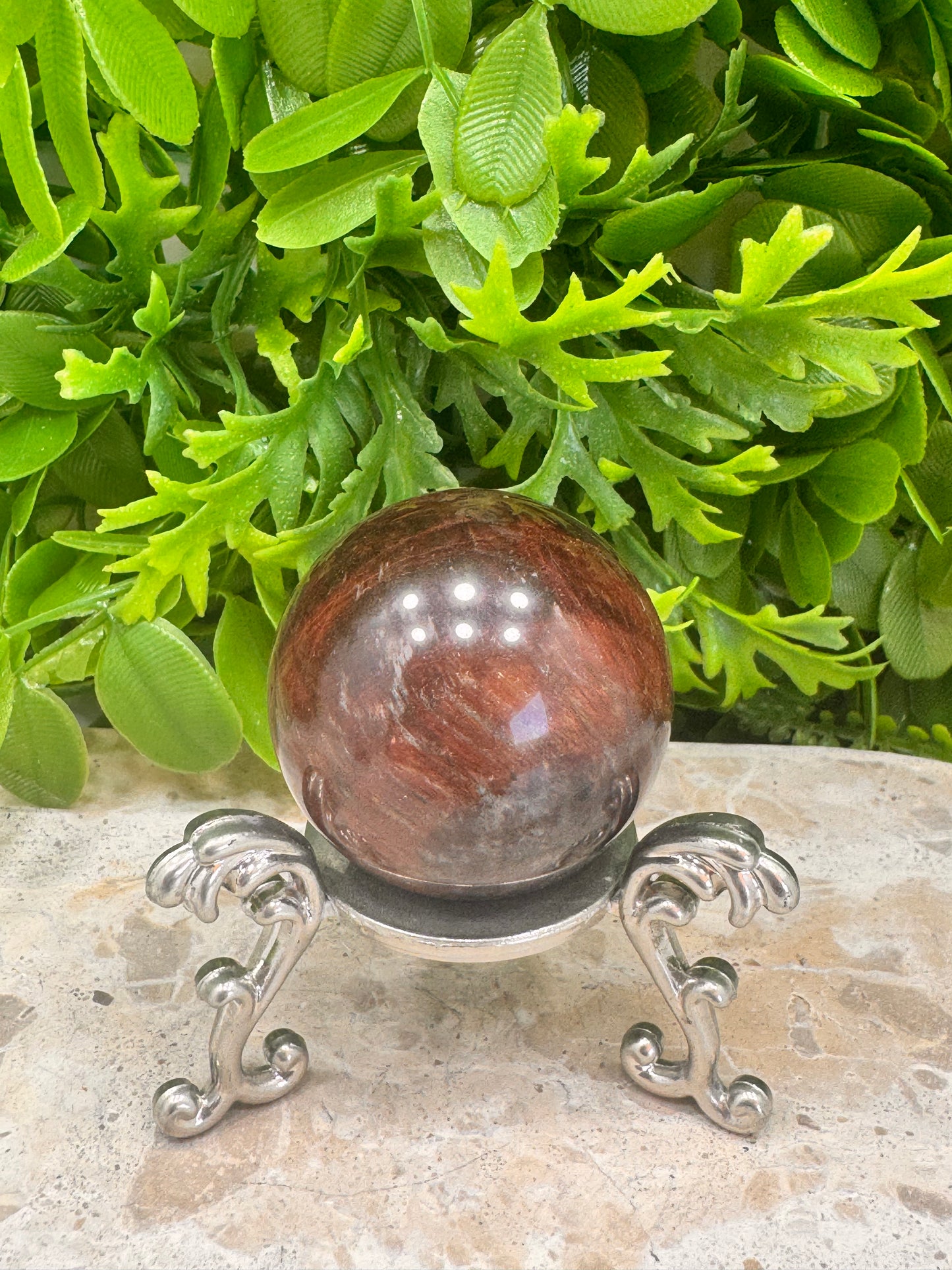 Red Tigers Eye Sphere 138g