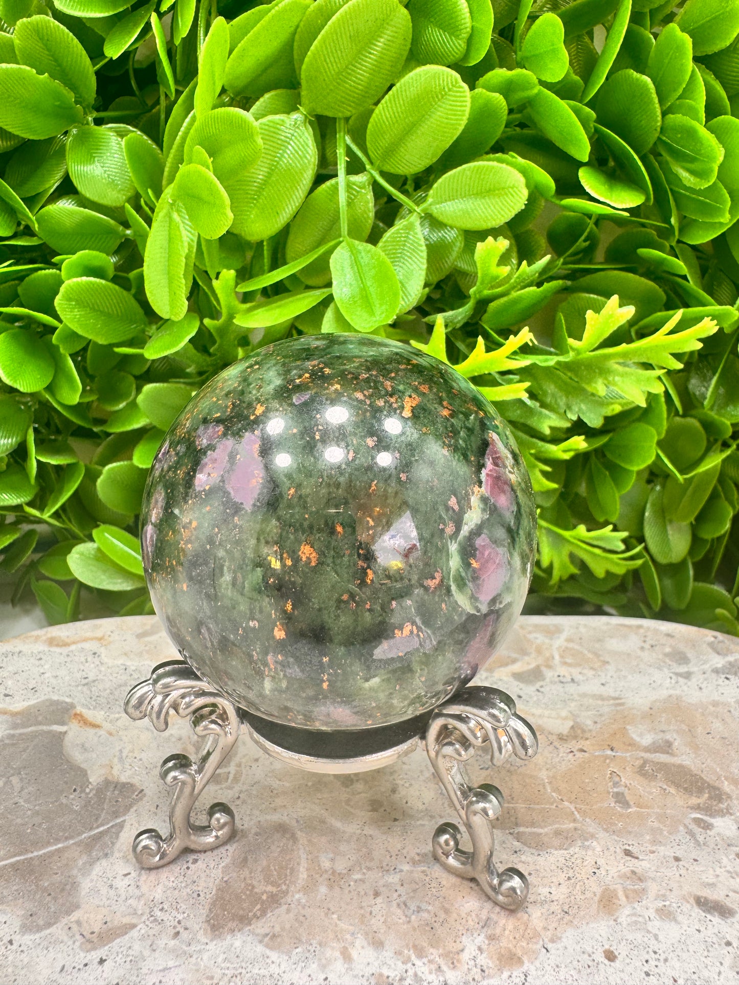Ruby Zoisite Sphere 470g