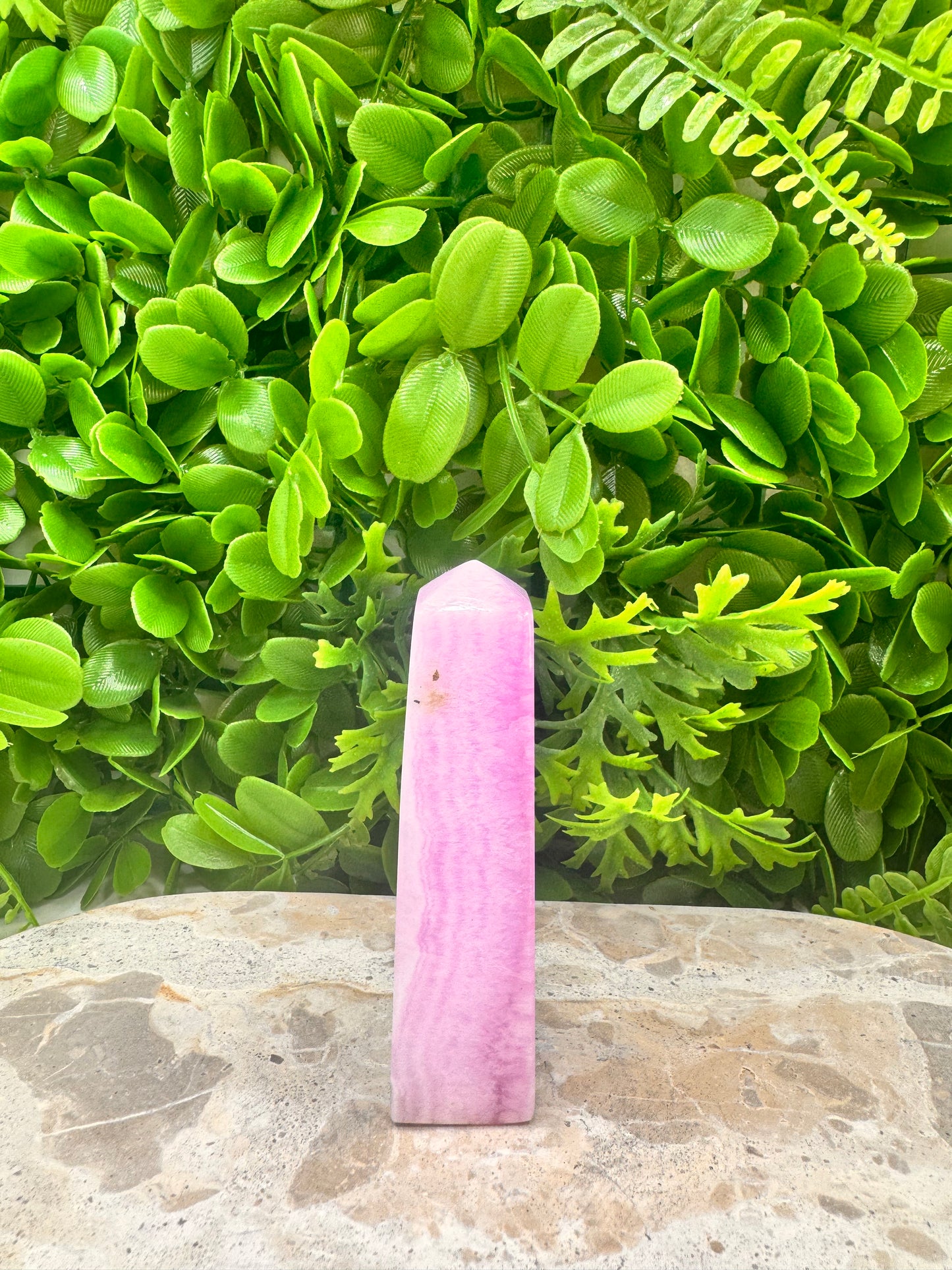 Pink Aragonite Point 150g