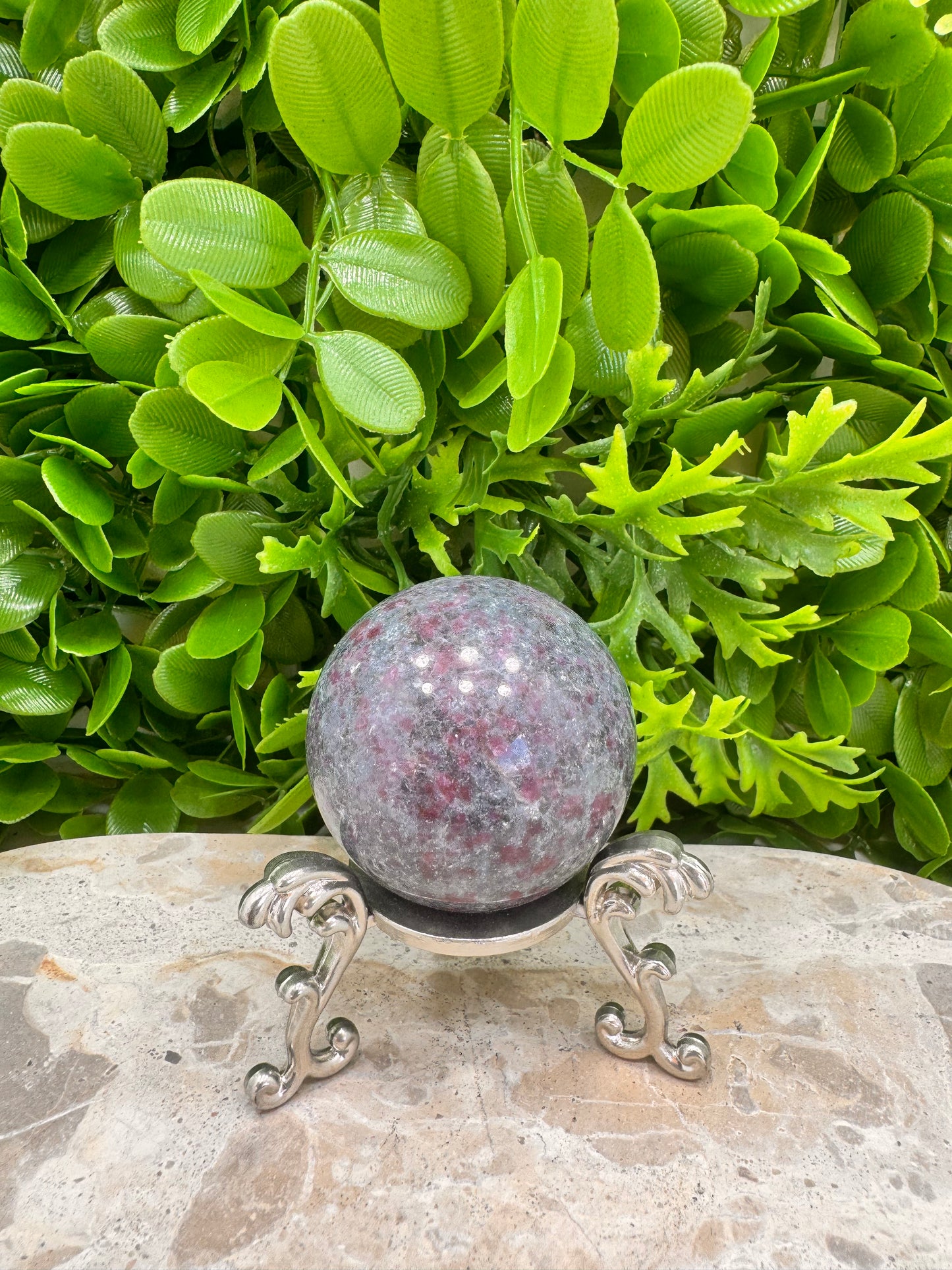 Ruby in Kyanite Sphere 258g