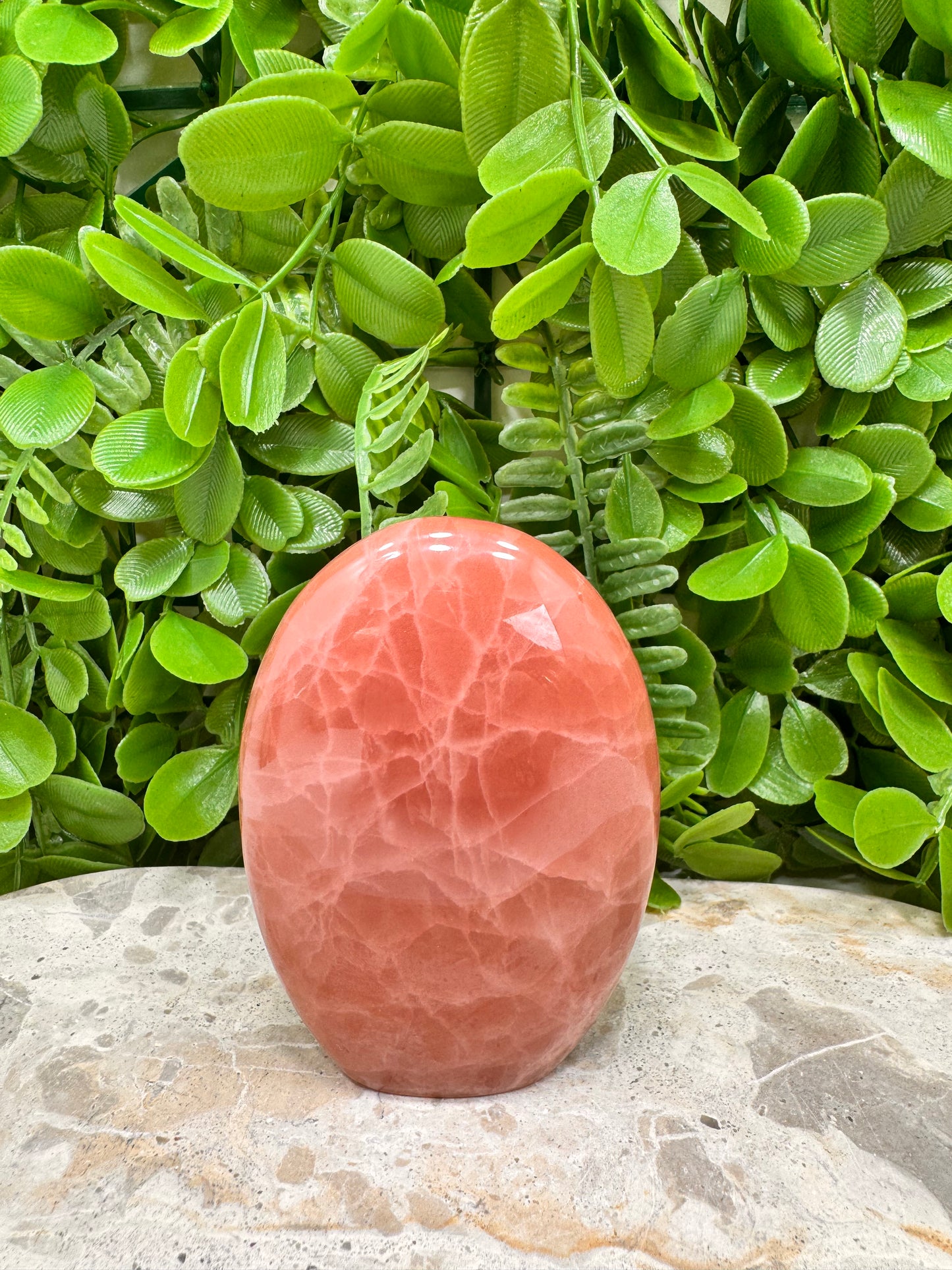 Standing Rose Calcite 304g