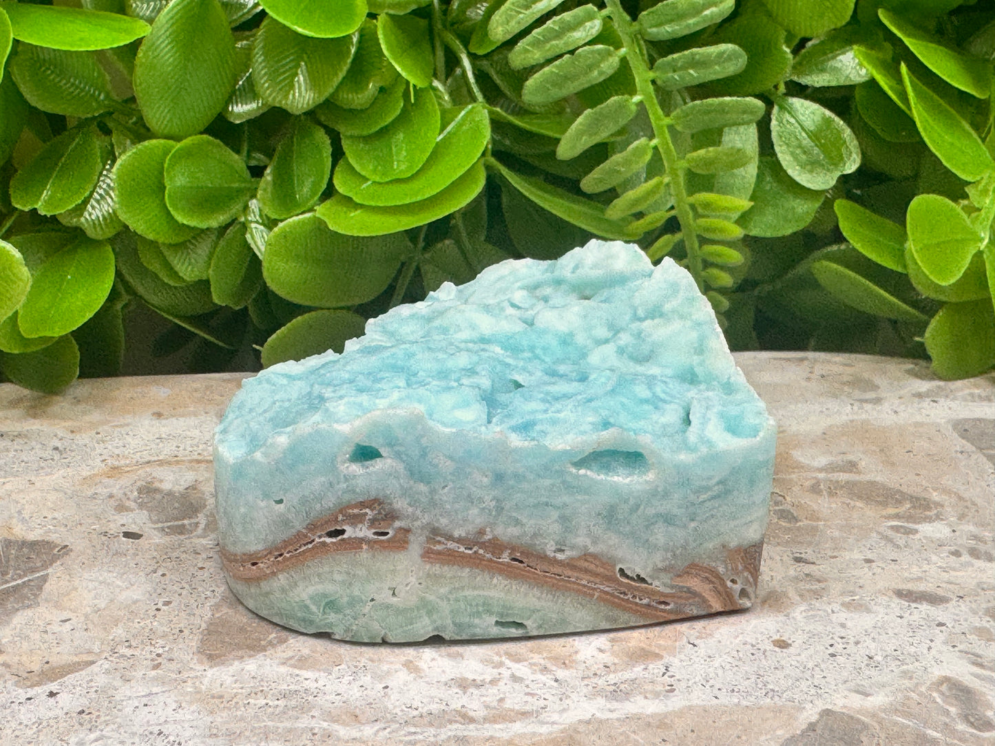 Hemimorphite Heart 222g