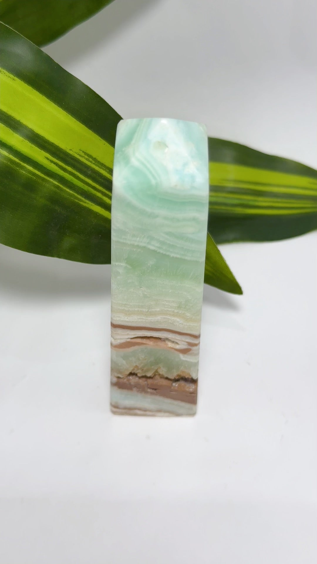 Blue Caribbean Calcite Tower 294g