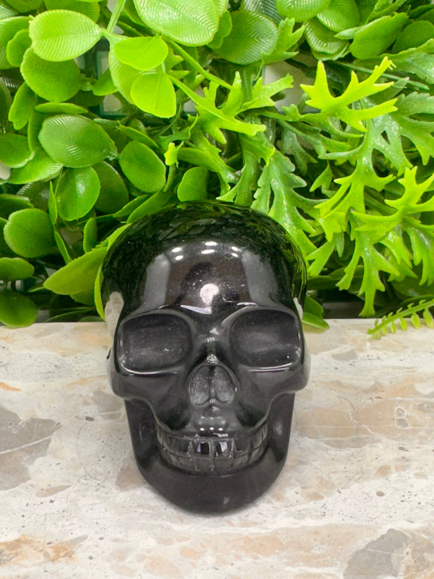 Obsidian Skull 418g