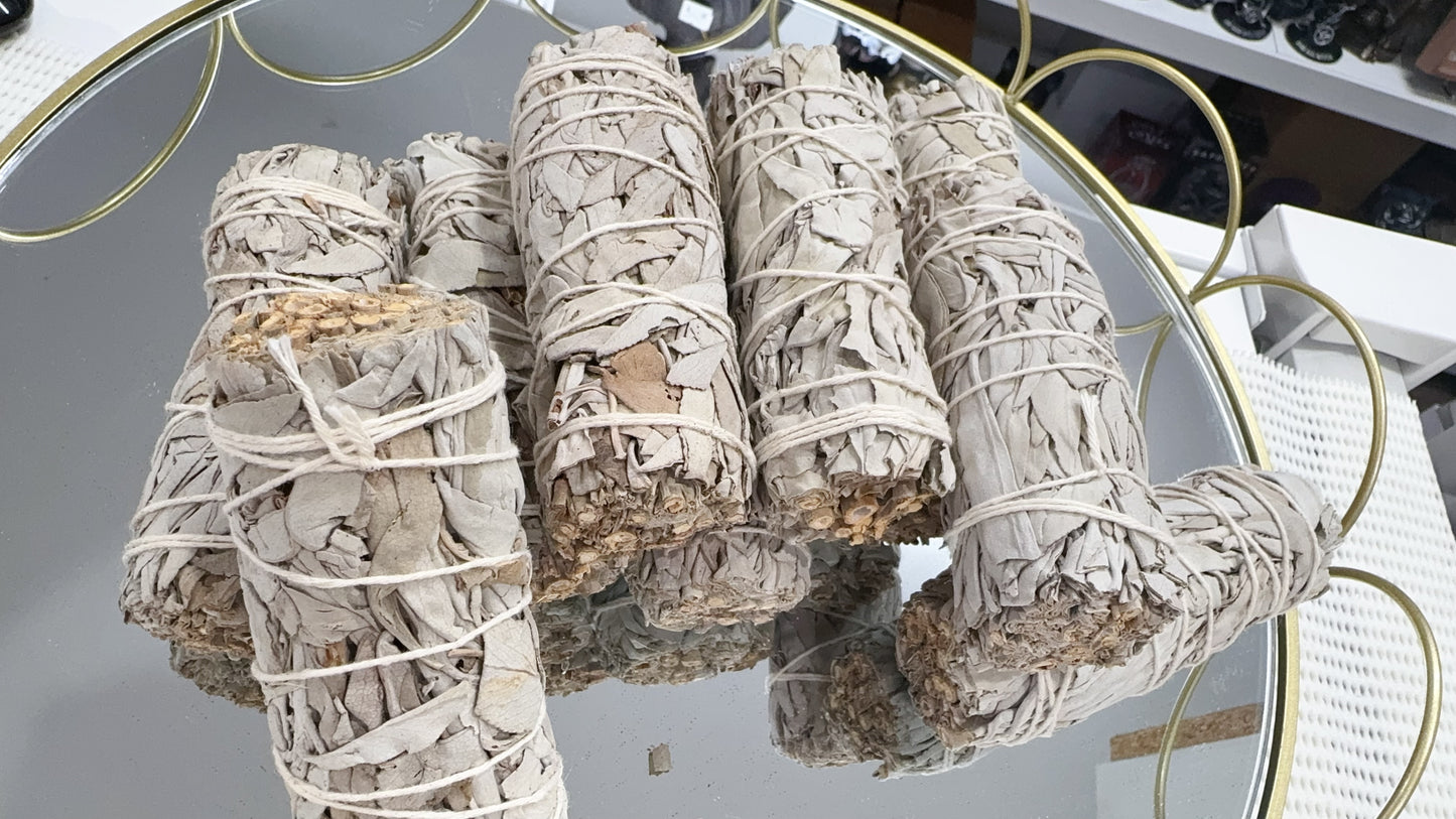10cm White Sage Smudge Stick