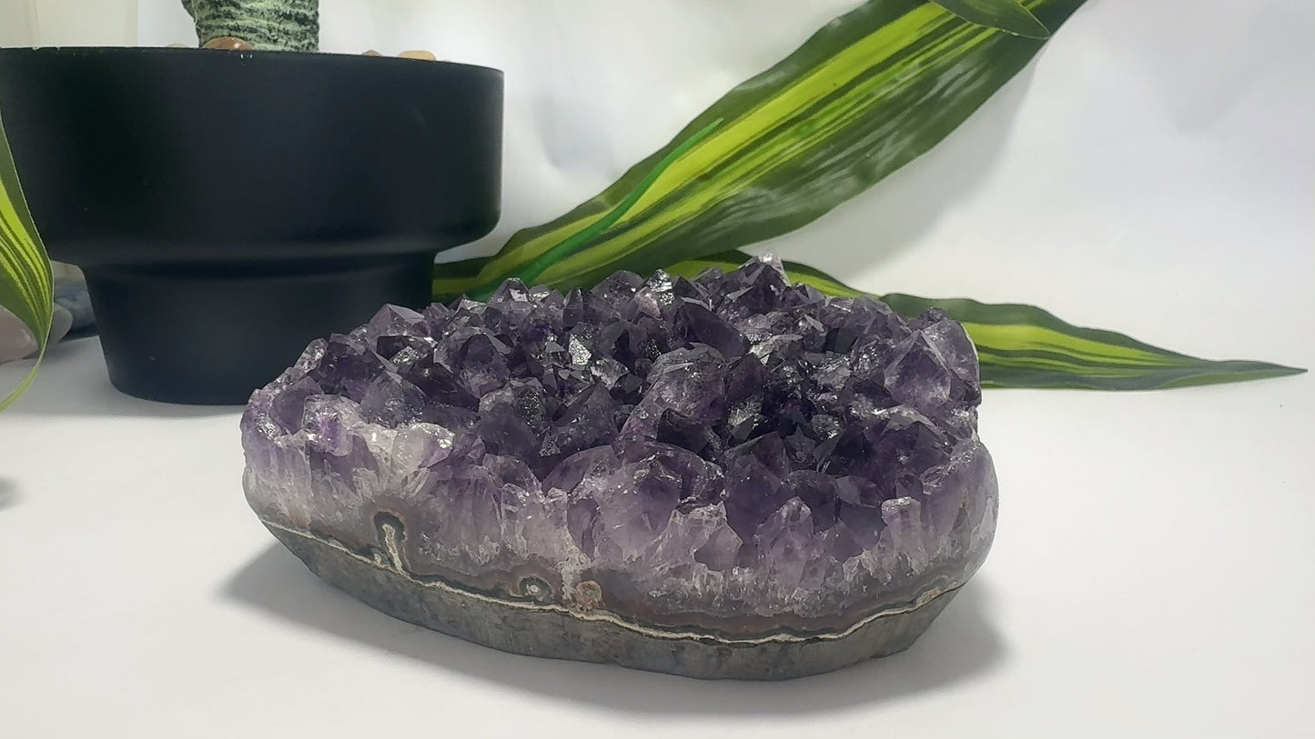 Amethyst Cluster Heart 1.1kg