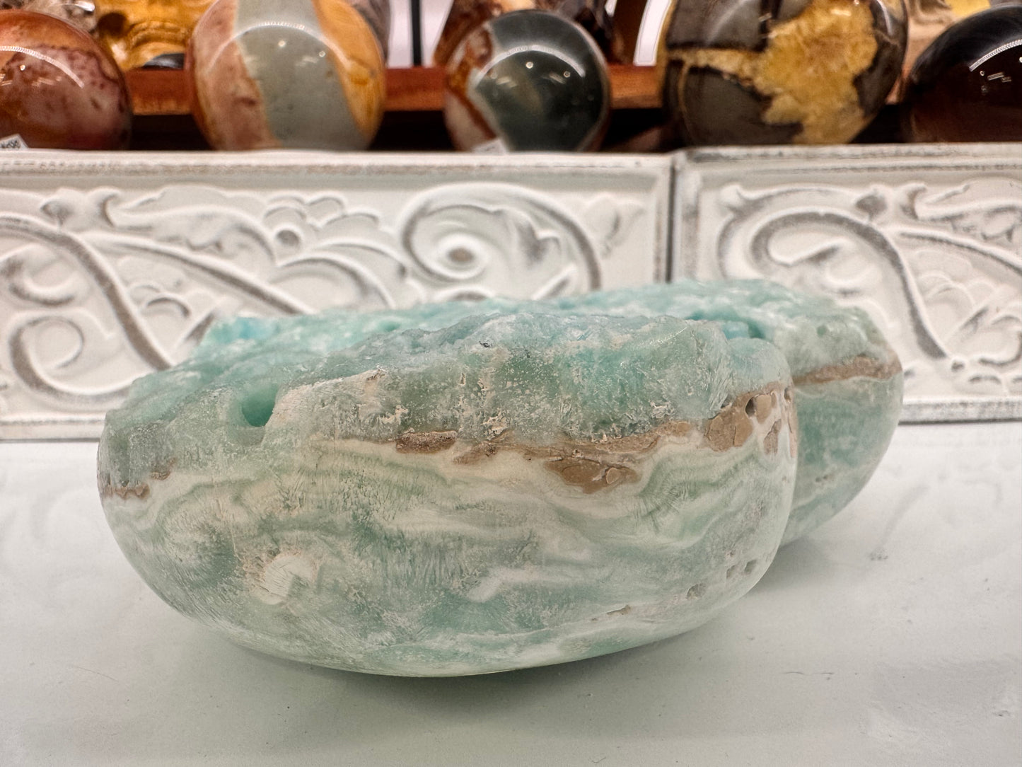 Hemimorphite Heart 1546g