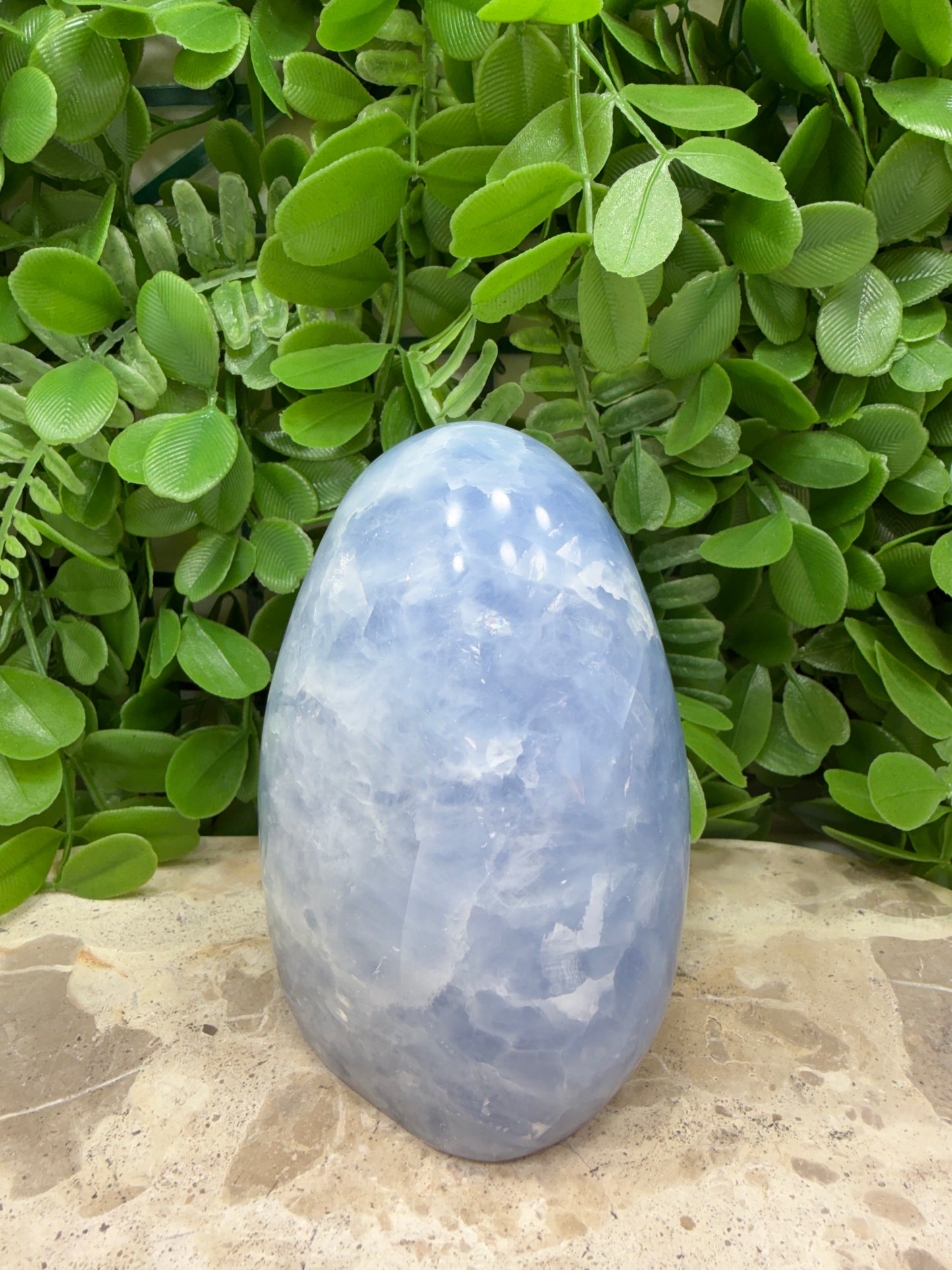 Blue Calcite Freeform 808g