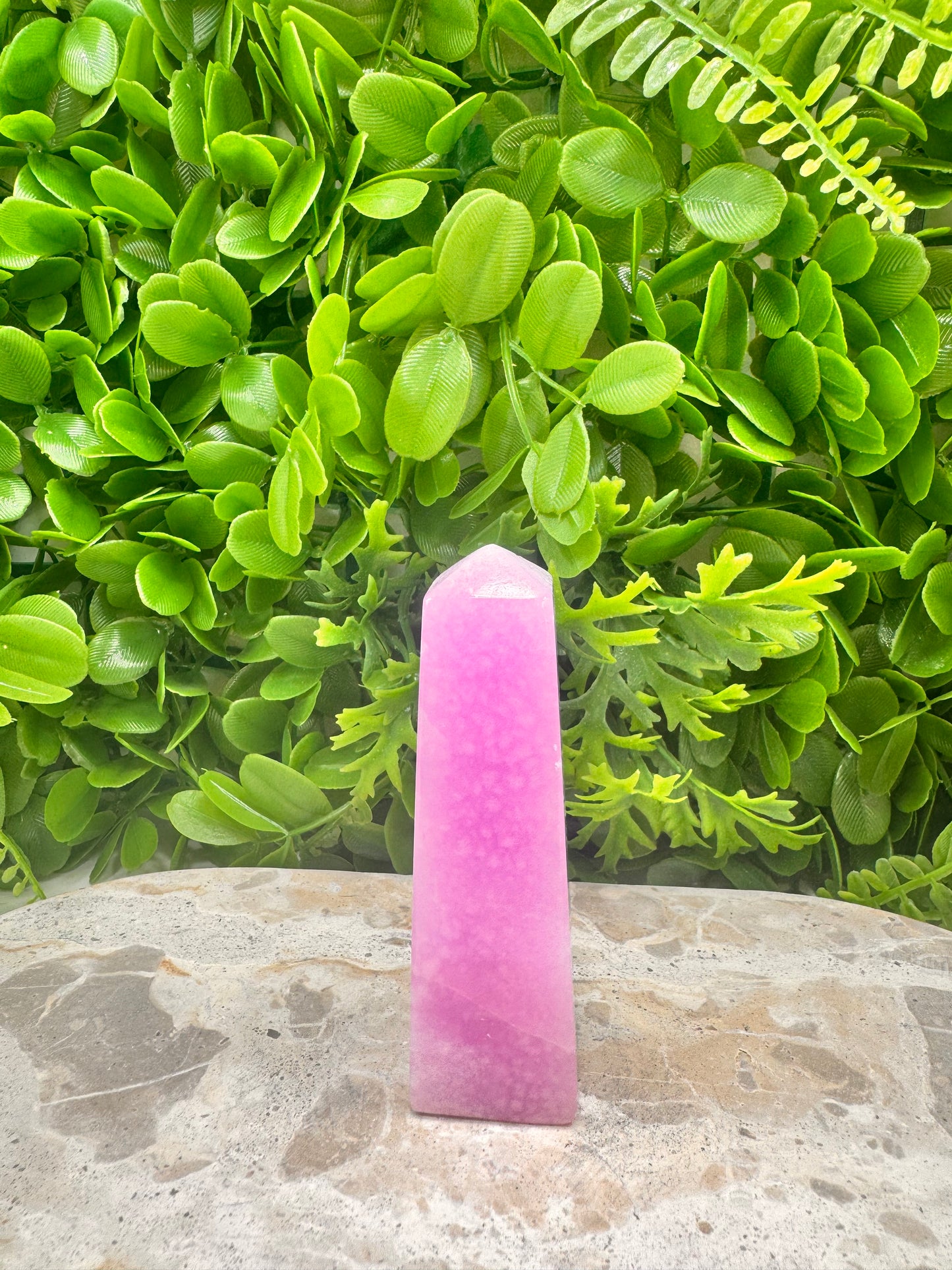 Pink Aragonite Point 150g