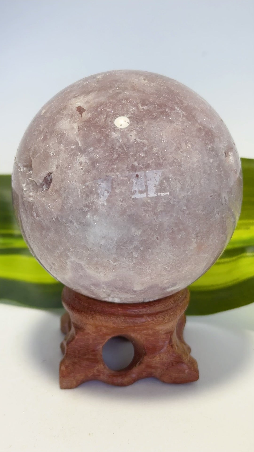 Pink Amethyst Sphere 357g