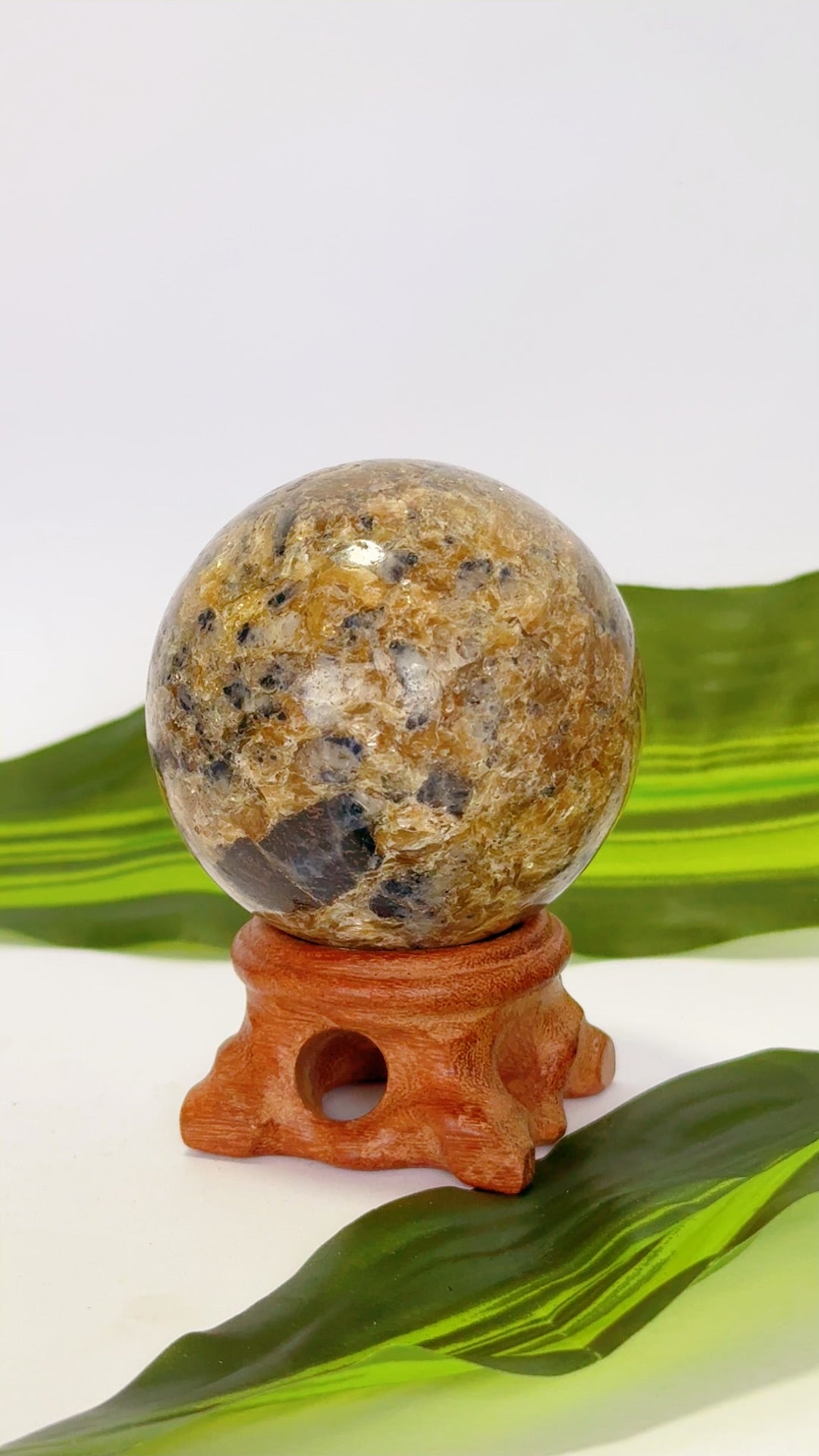 Blue Sapphire and Mica Sphere 278g