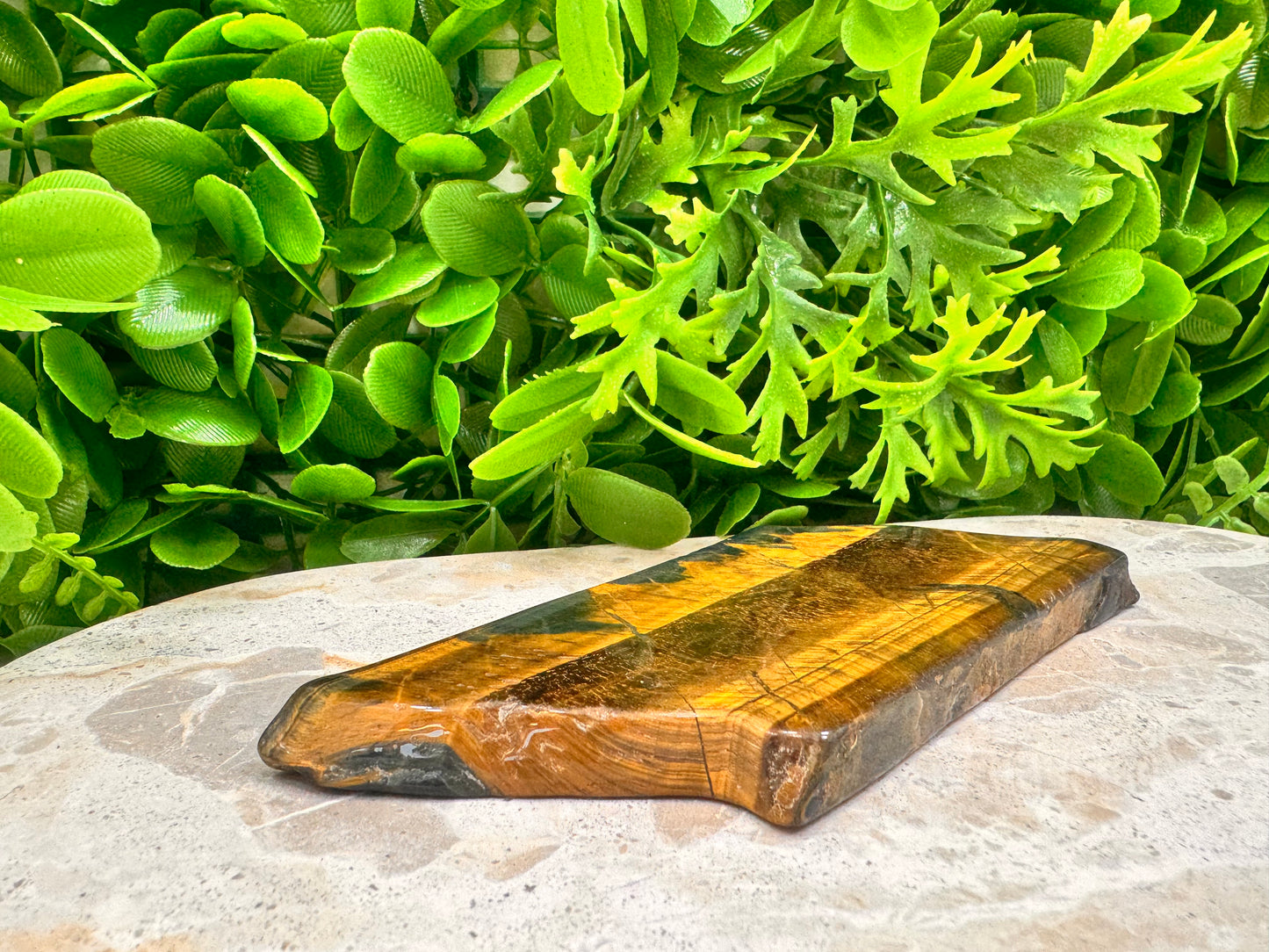 Yellow / Blue Tigers Eye Slab 144g