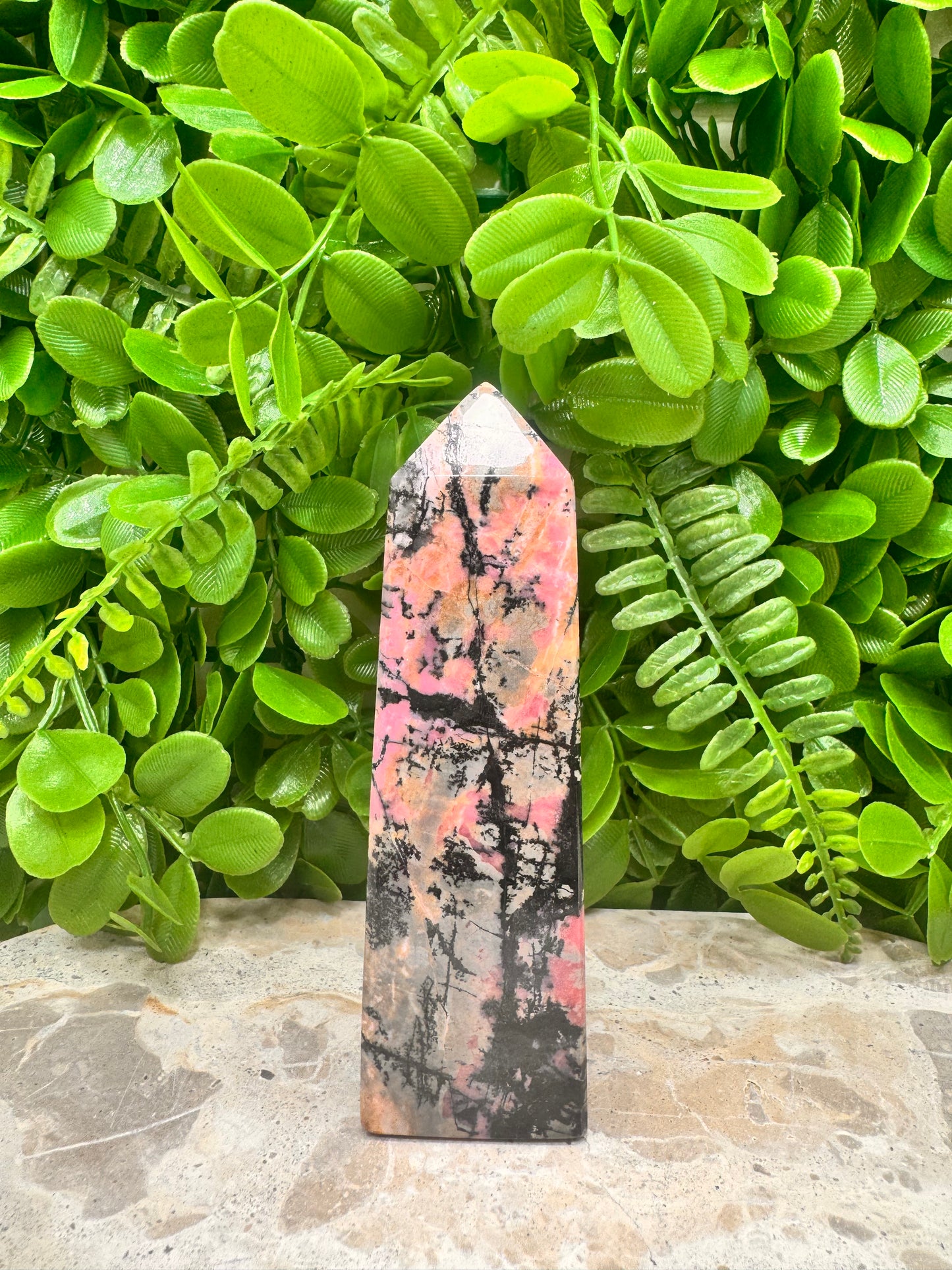 Rhodonite Tower 466g