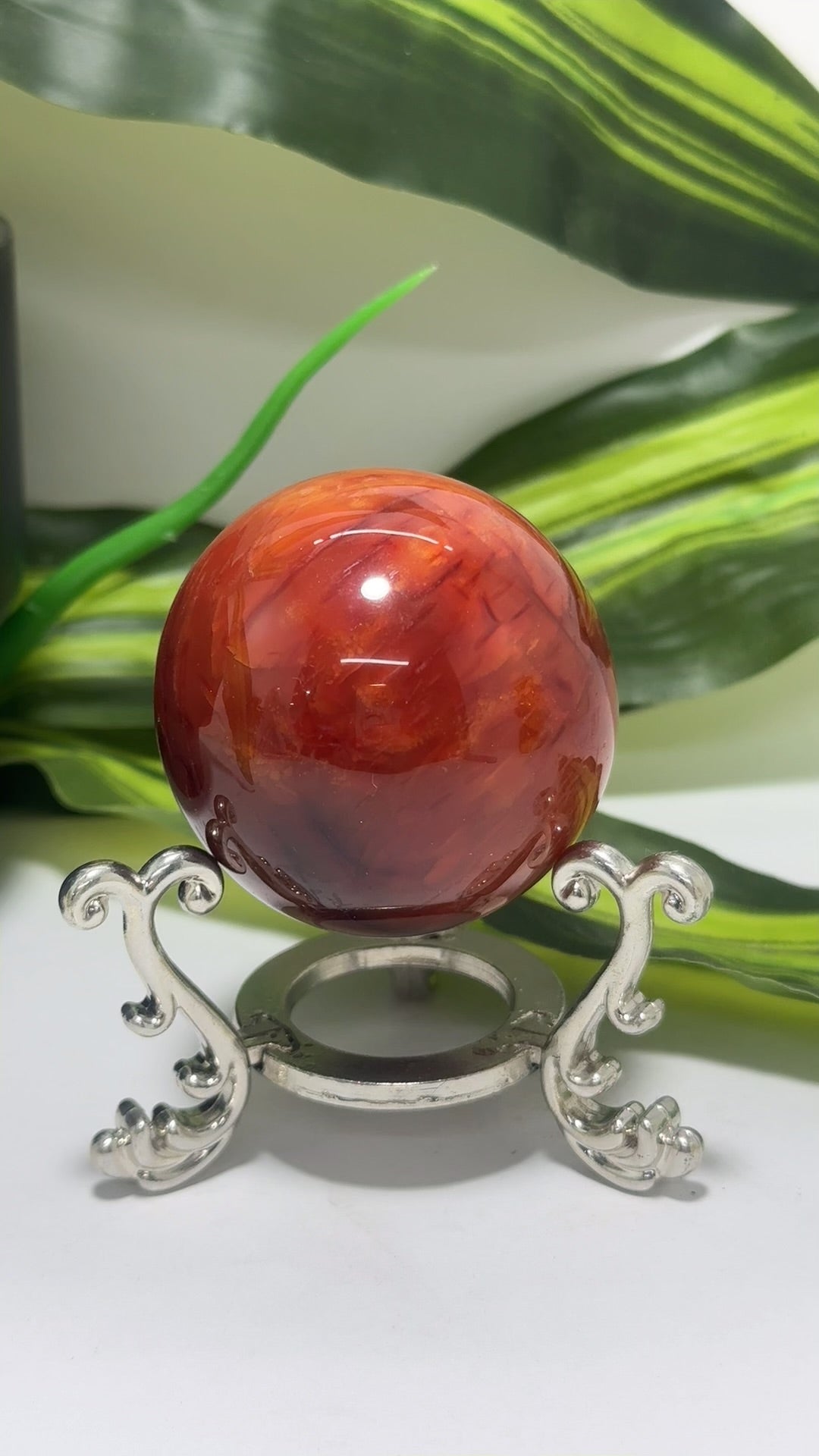 Carnelian Sphere 196g