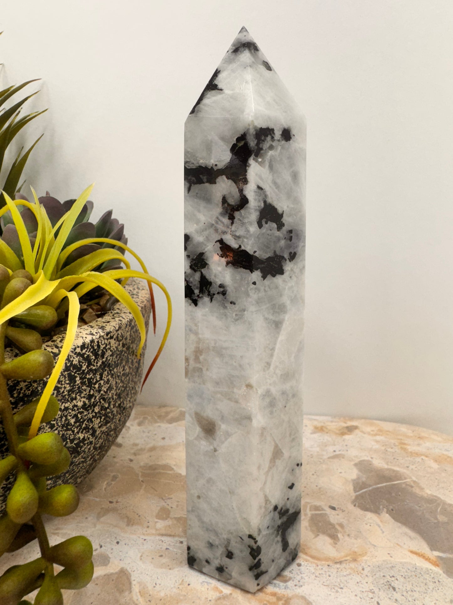 Rainbow Moonstone Tower 416g