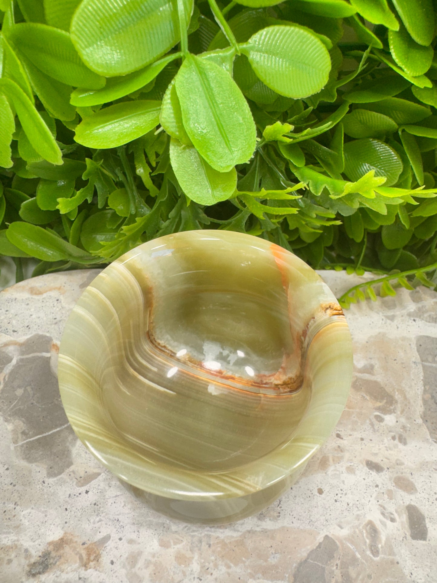 Green Banded Onyx Cup 246g